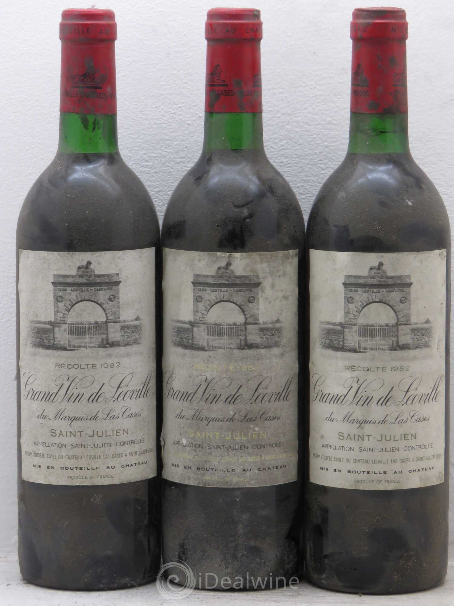 Château Léoville Las Cases 2ème Grand Cru Classé 1982 - Lot de 6 bouteilles - 2
