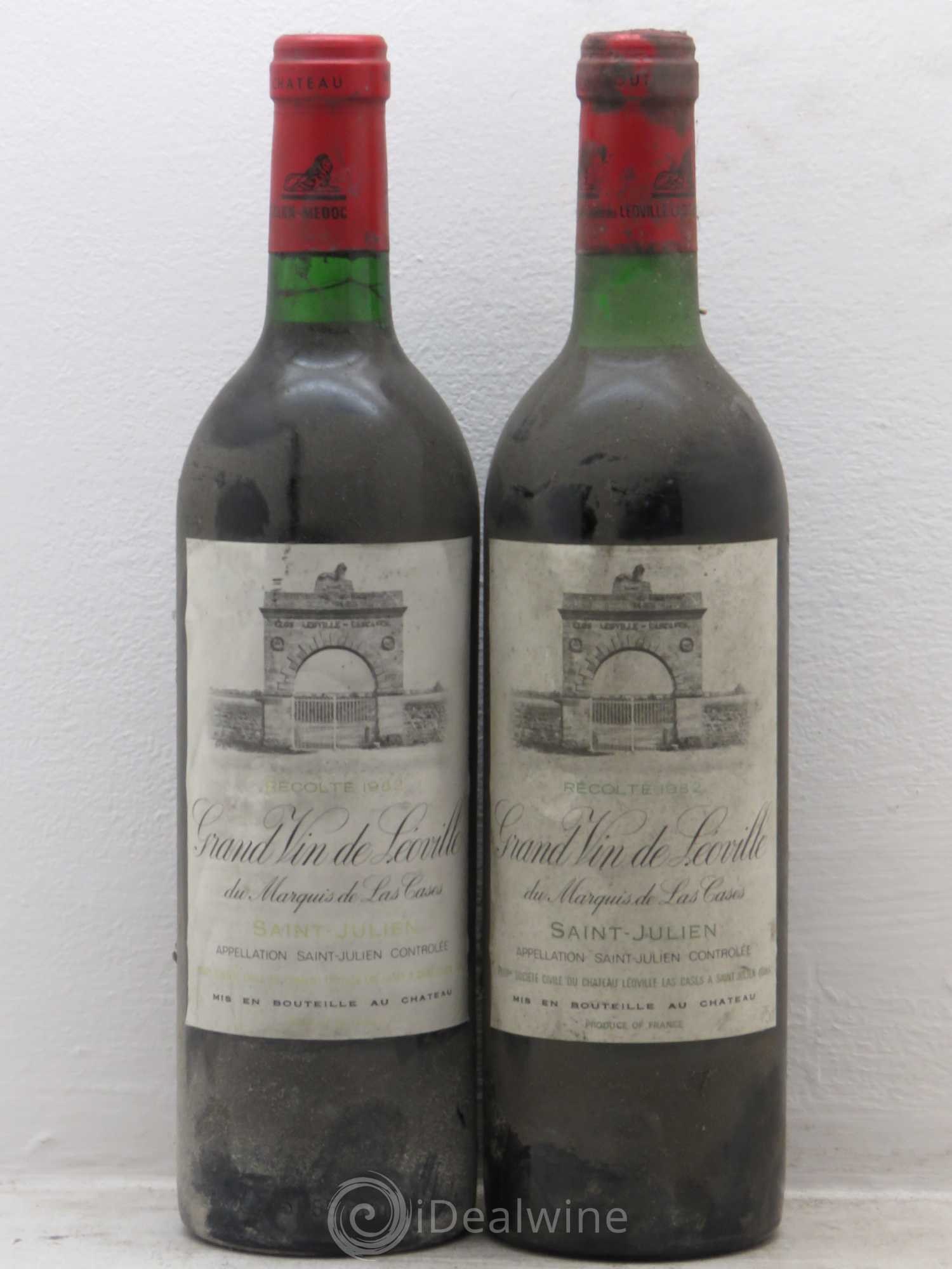 Château Léoville Las Cases 2ème Grand Cru Classé 1982 - Lot de 2 bouteilles - 0