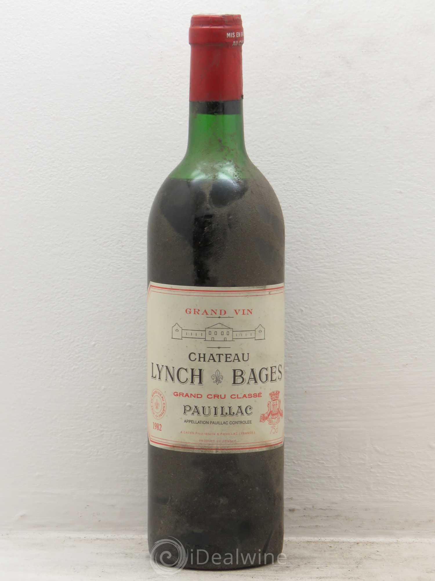 Château Lynch Bages 5ème Grand Cru Classé 1982 - Lot de 1 bouteille - 0