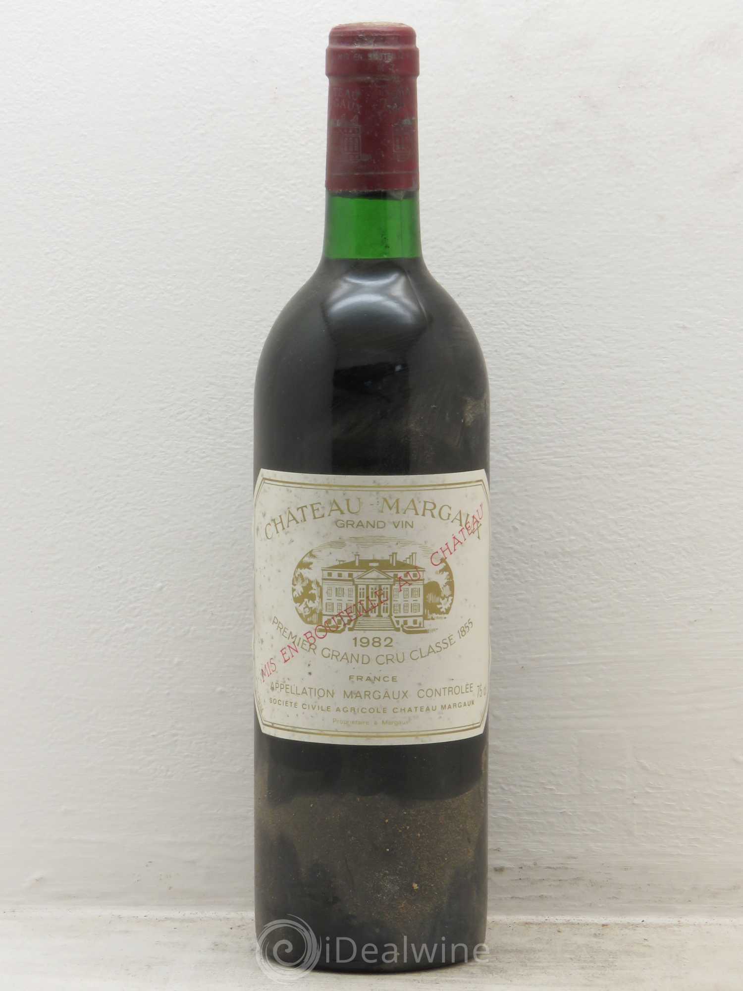 Château Margaux 1er Grand Cru Classé 1982 - Lot de 1 bouteille - 0