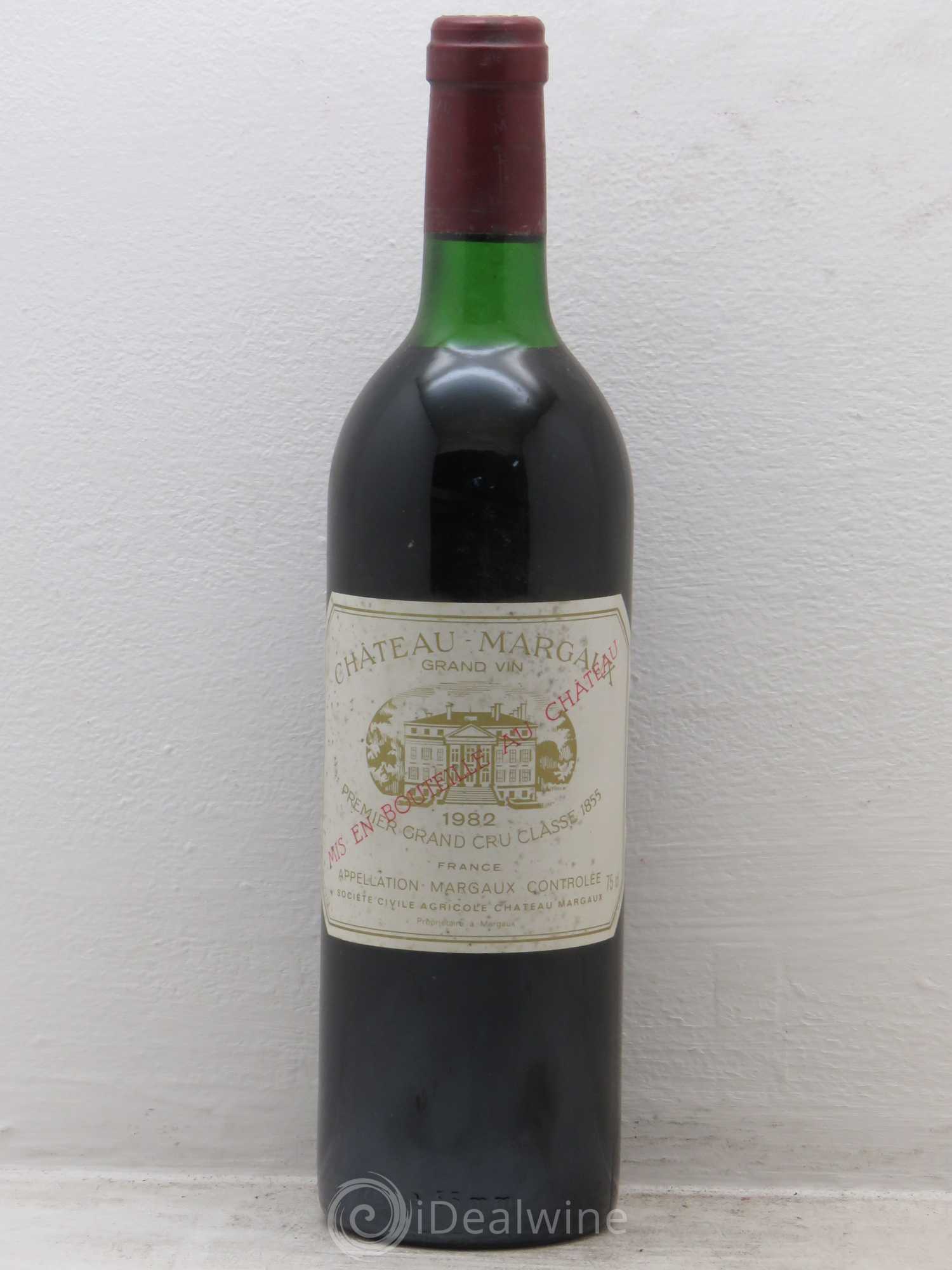Château Margaux 1er Grand Cru Classé 1982 - Lot de 1 bouteille - 0