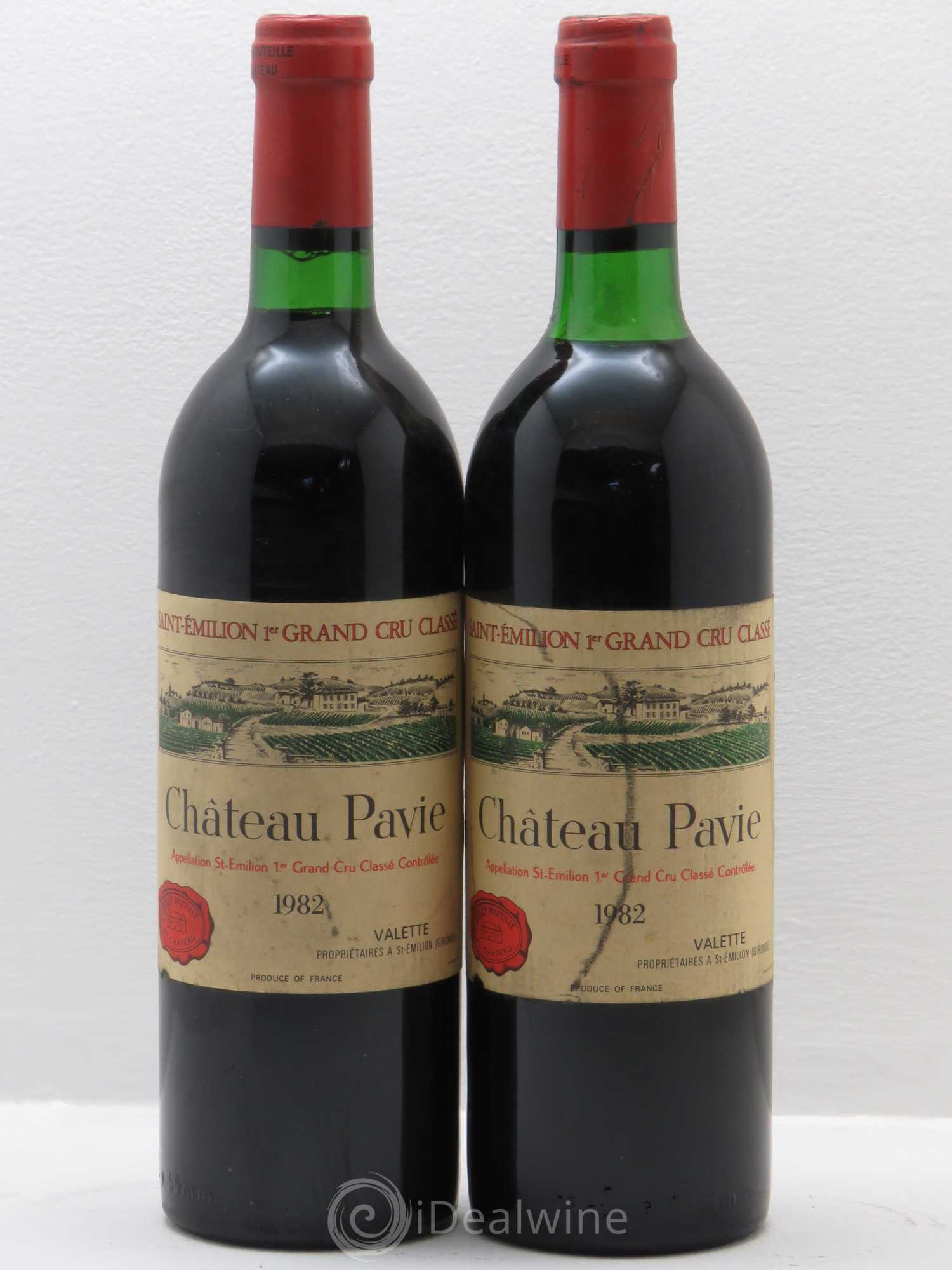 Château Pavie 1er Grand Cru Classé A 1982 - Lot de 2 bouteilles - 0