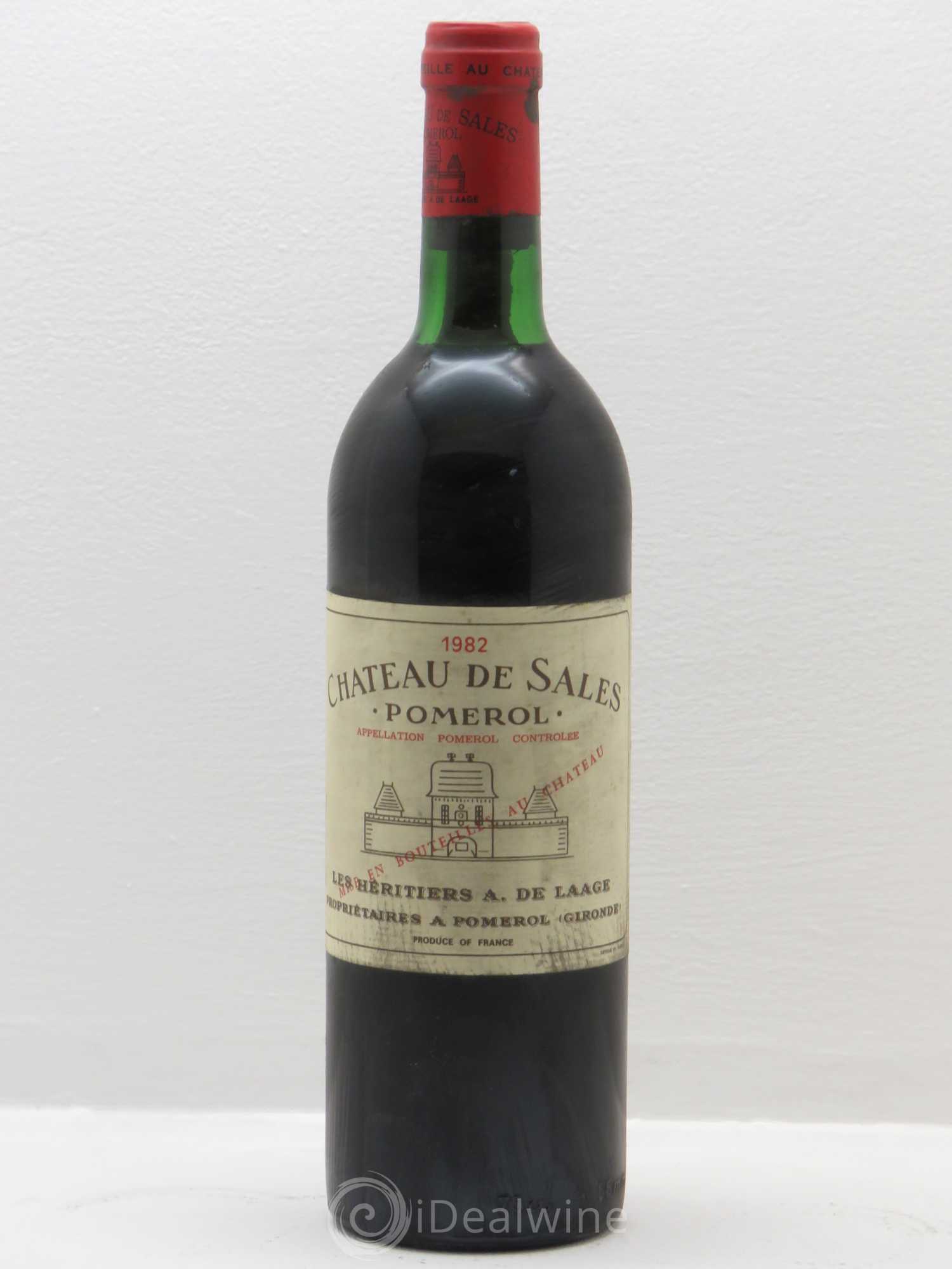 Château de Sales 1982 - Lot de 1 bouteille - 0
