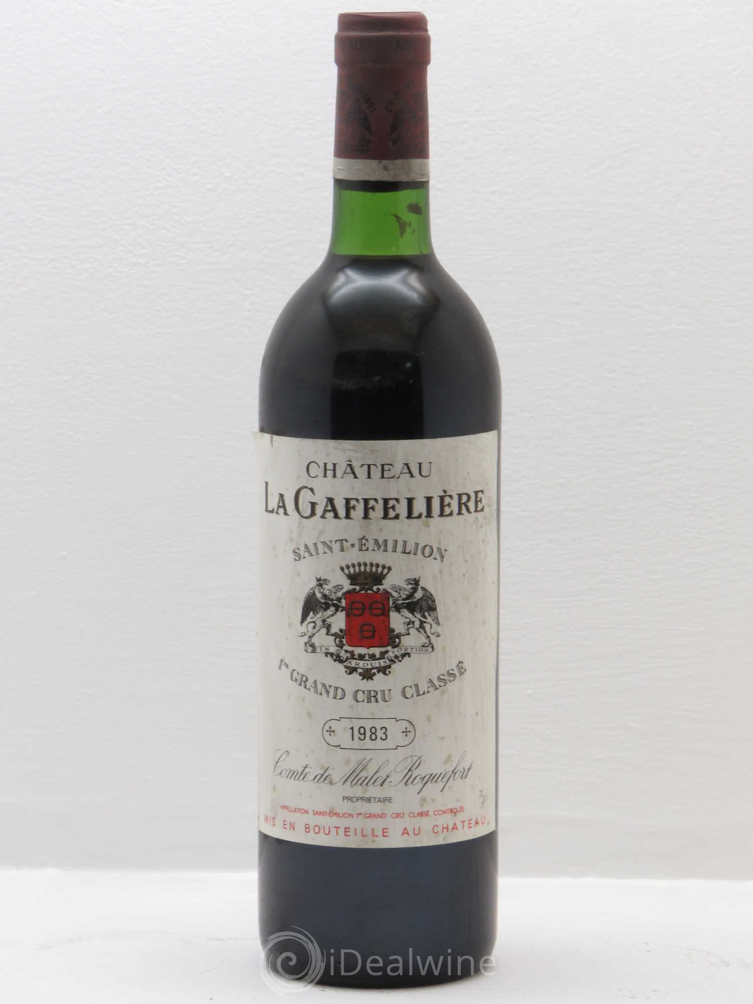 Château la Gaffelière 1er Grand Cru Classé B 1983 - Lot de 1 bouteille - 0