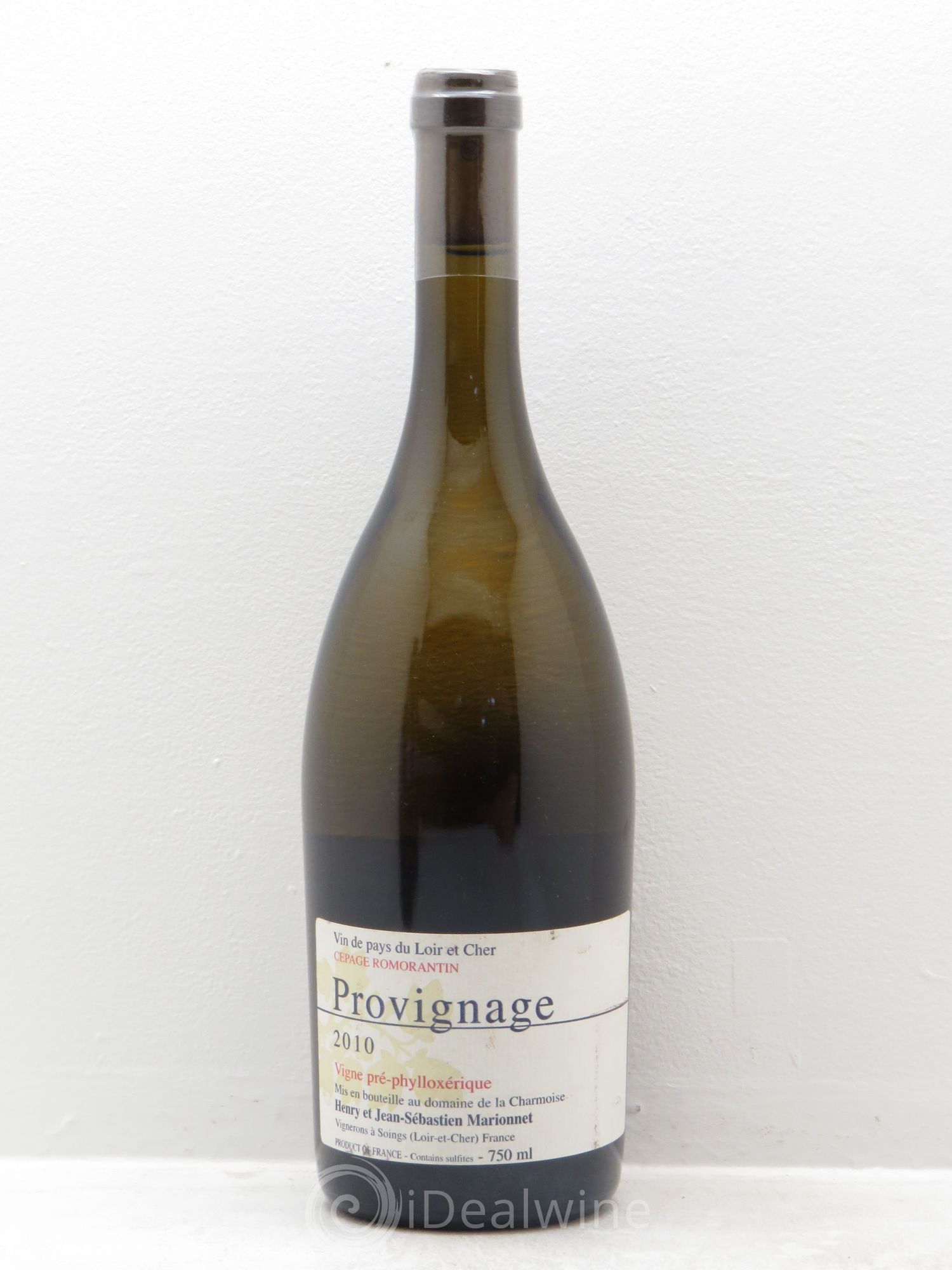 Divers VDP du Loir et Cher Henri Marionnet Provinage préphylloxérique 2010 - Posten von 1 Flasche - 0