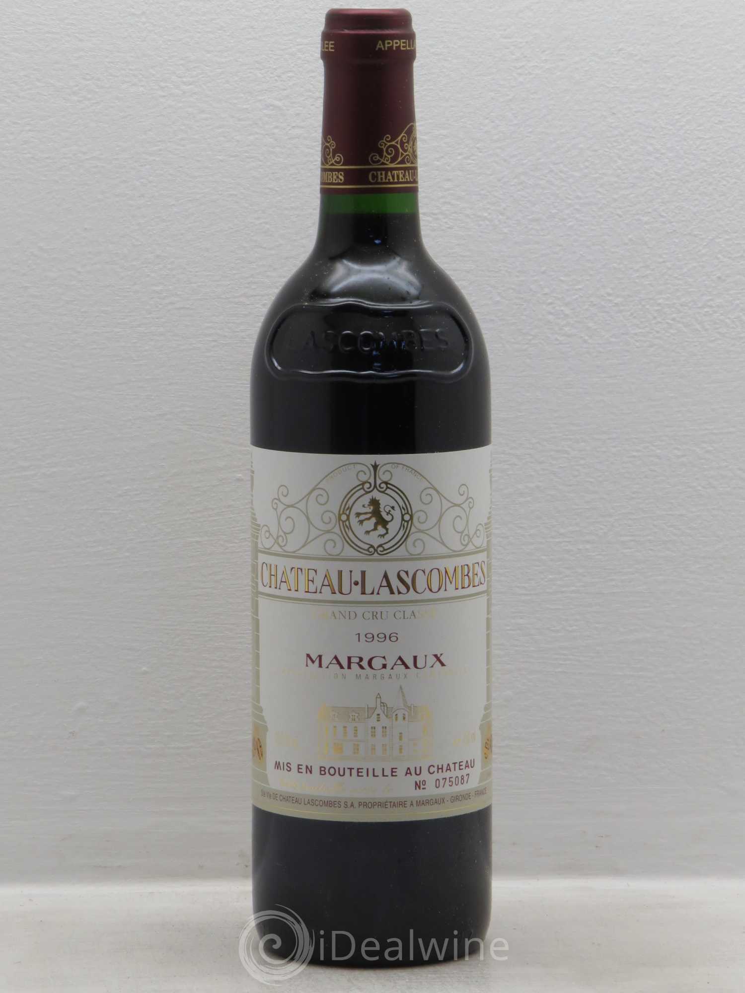 Château Lascombes 2ème Grand Cru Classé 1996 - Lot de 6 bouteilles - 0