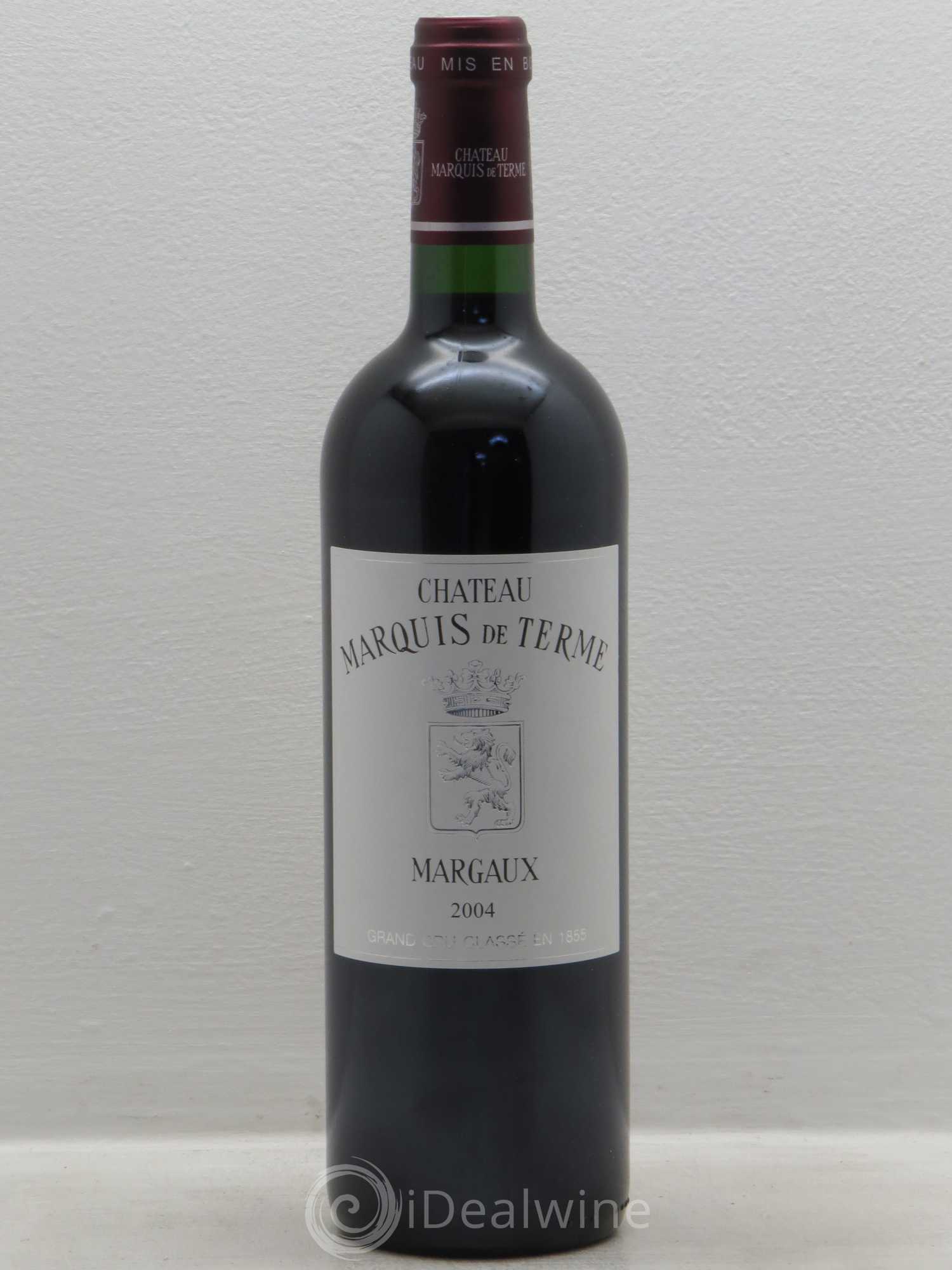 Château Marquis de Terme 4ème Grand Cru Classé 2004 - Lot de 6 bouteilles - 0