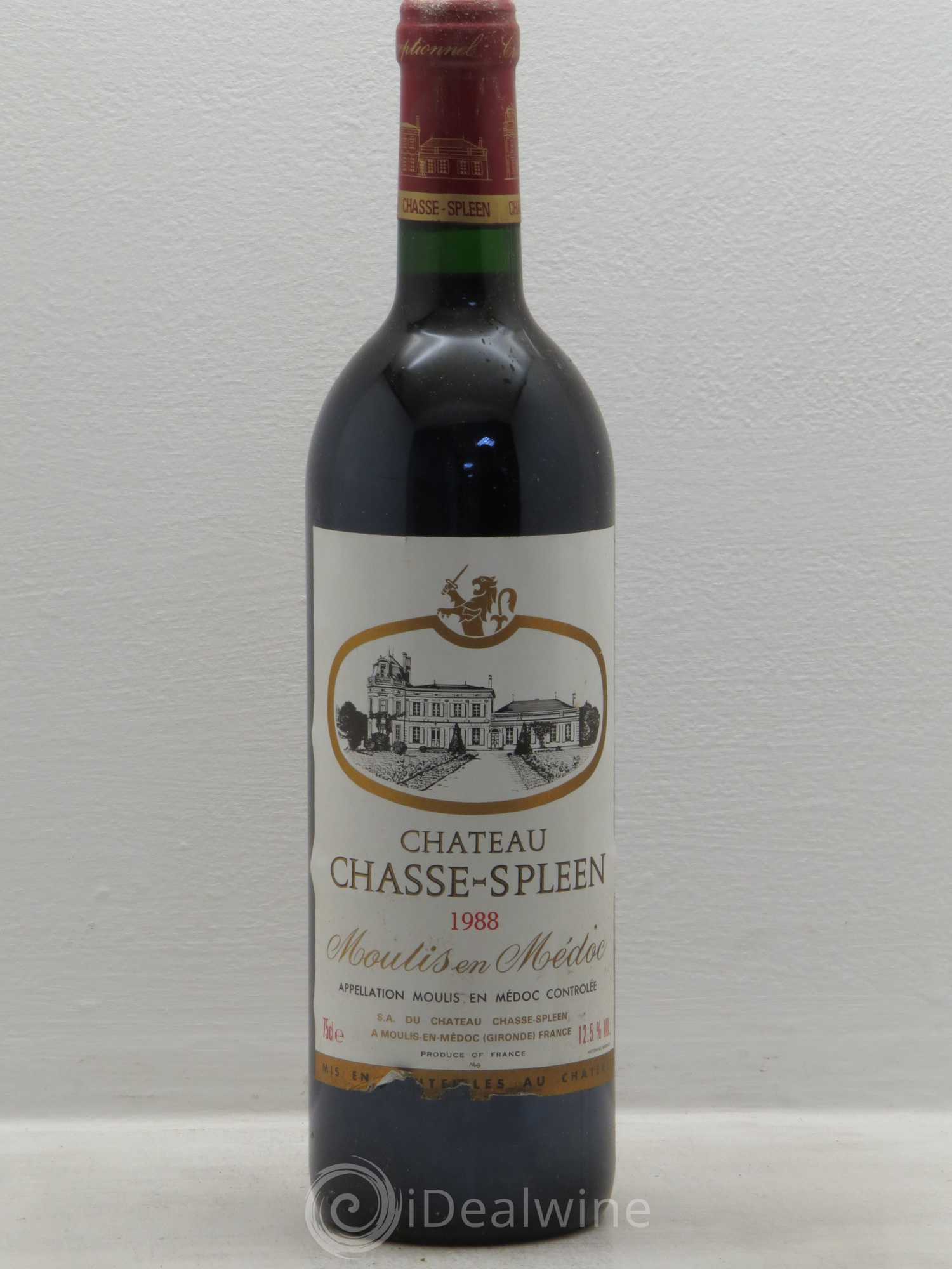 Château Chasse Spleen 1988 - Lot de 6 bouteilles - 0