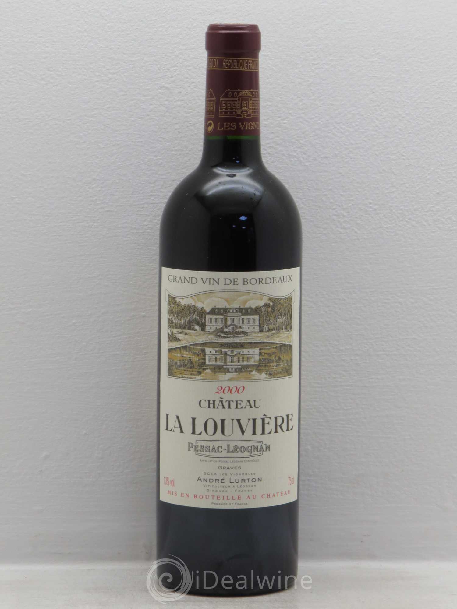 Château la Louvière 2000 - Lot de 6 bouteilles - 0