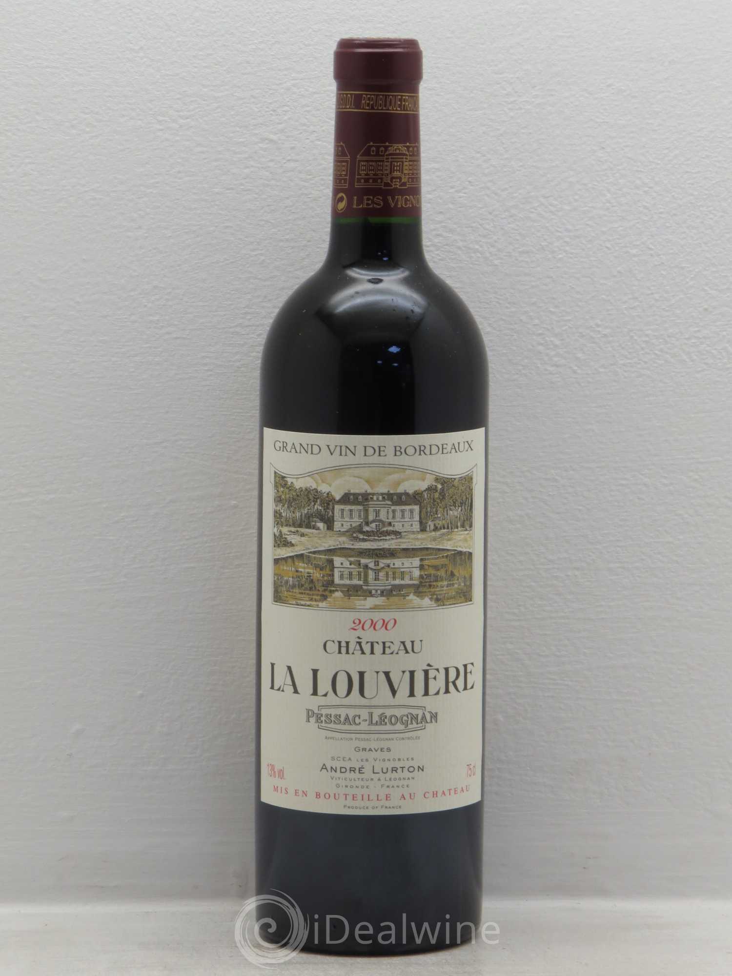 Château la Louvière 2000 - Lot de 6 bouteilles - 0