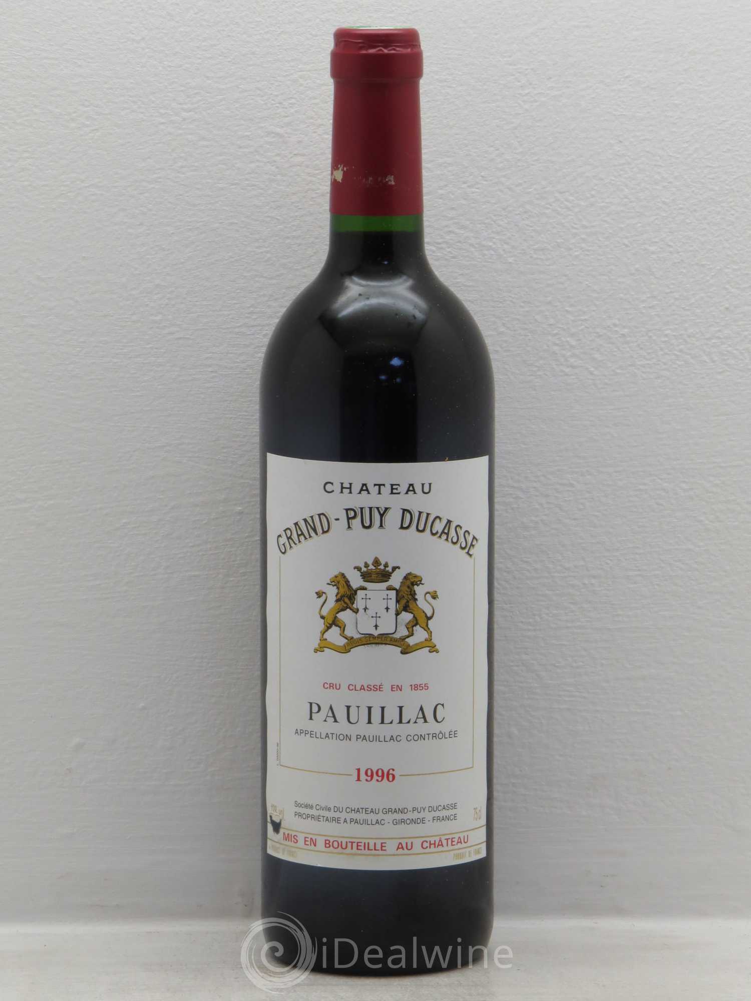 Château Grand Puy Ducasse 5ème Grand Cru Classé 1996 - Lot de 6 bouteilles - 0