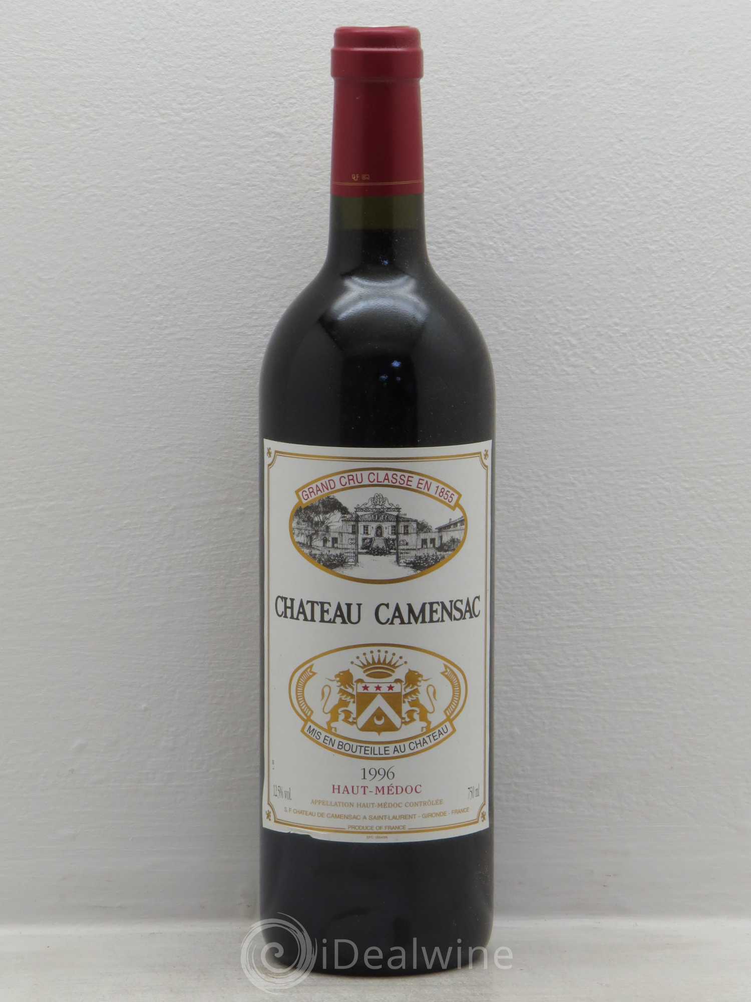Château Camensac 5ème Grand Cru Classé 1996 - Lot de 6 bouteilles - 0