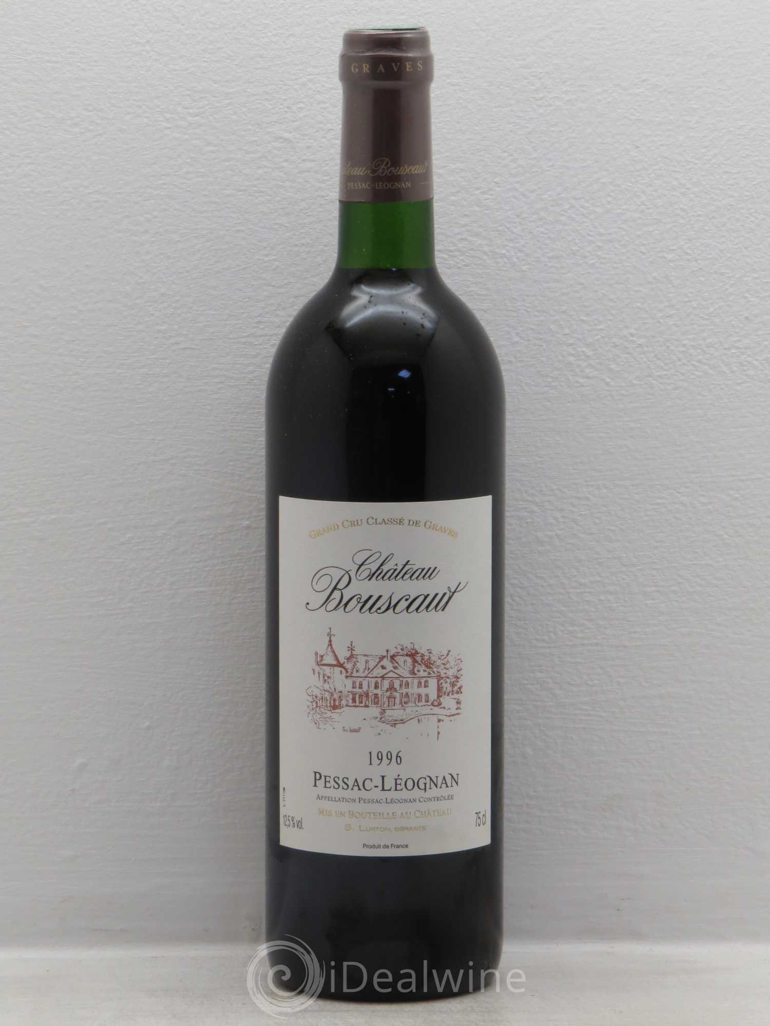 Château Bouscaut Cru Classé de Graves 1996 - Lot de 6 bouteilles - 0