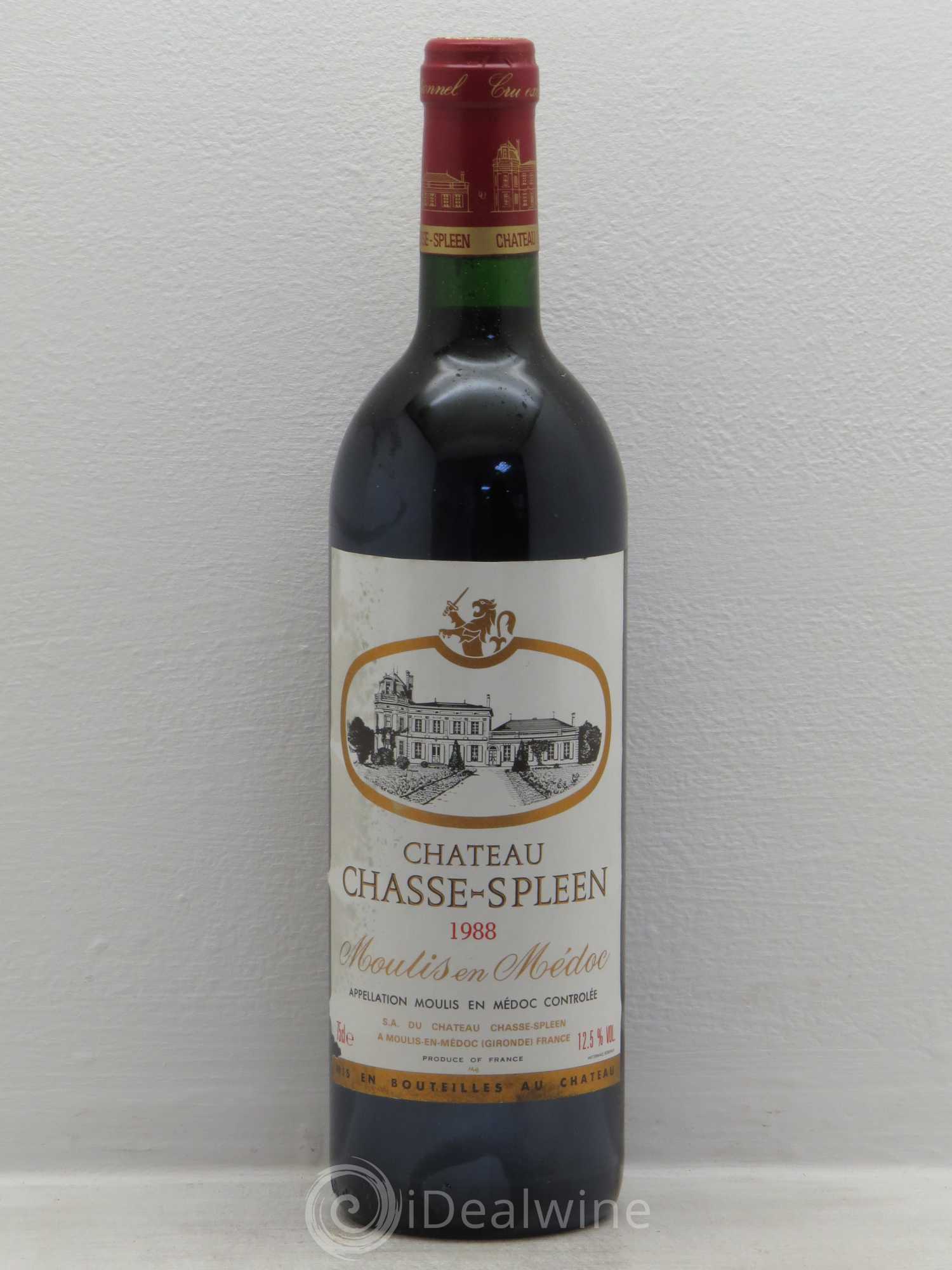 Château Chasse Spleen 1988 - Lot de 1 bouteille - 0