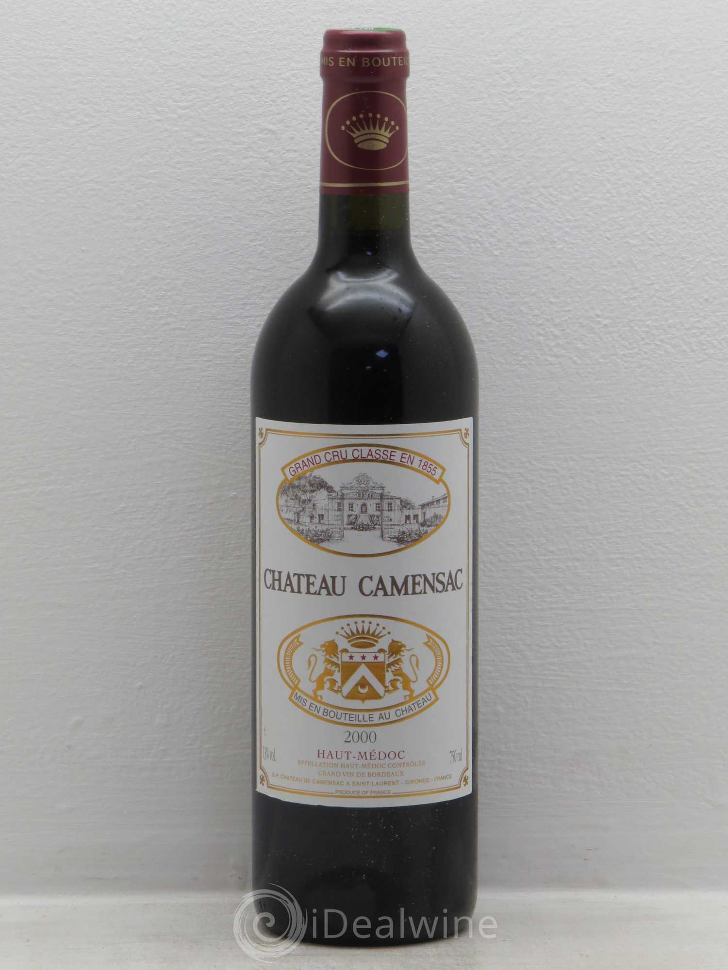 Château Camensac 5ème Grand Cru Classé 2000 - Lot de 6 bouteilles - 0