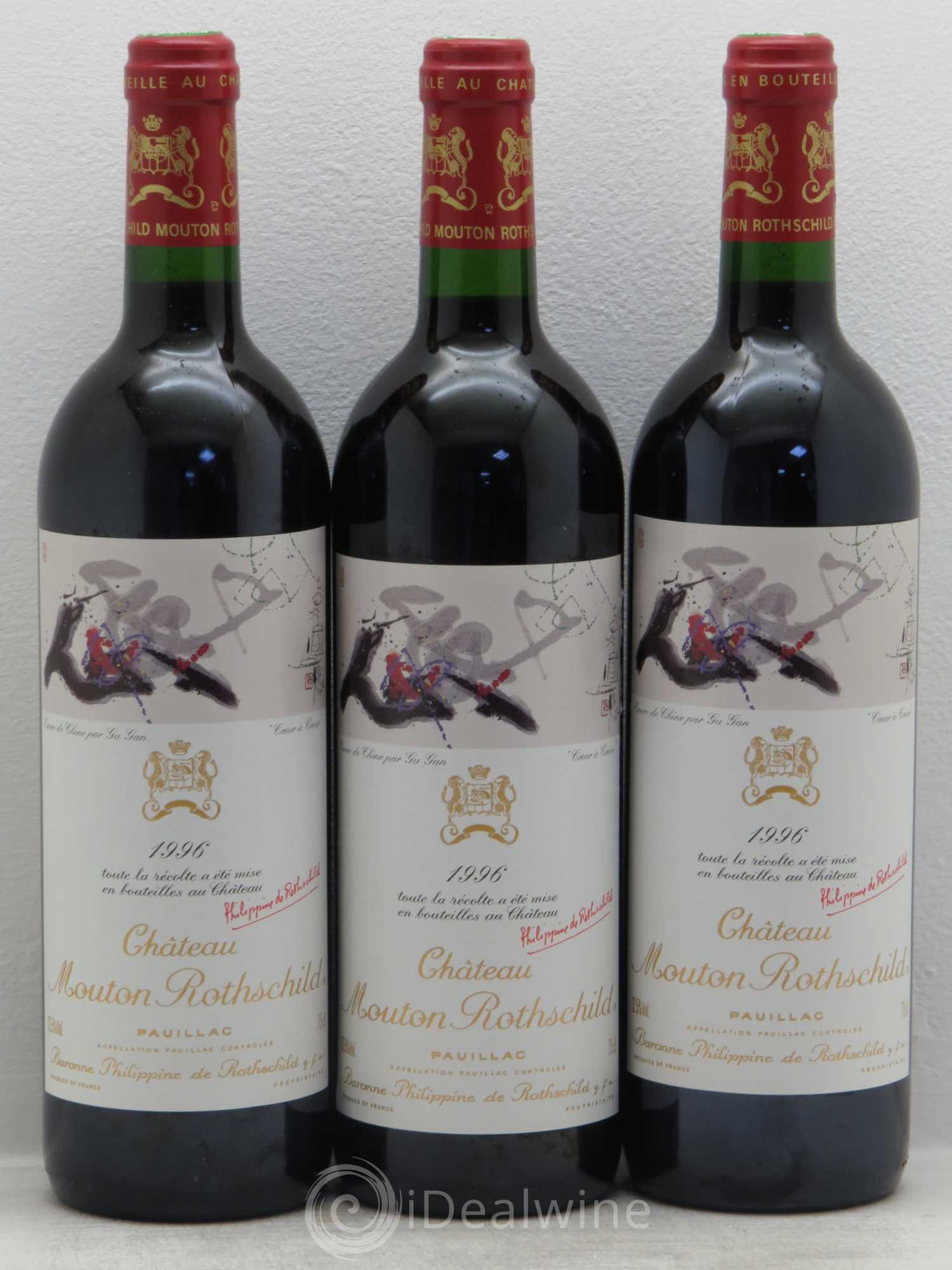 Château Mouton Rothschild 1er Grand Cru Classé 1996 - Lot de 12 bouteilles - 2