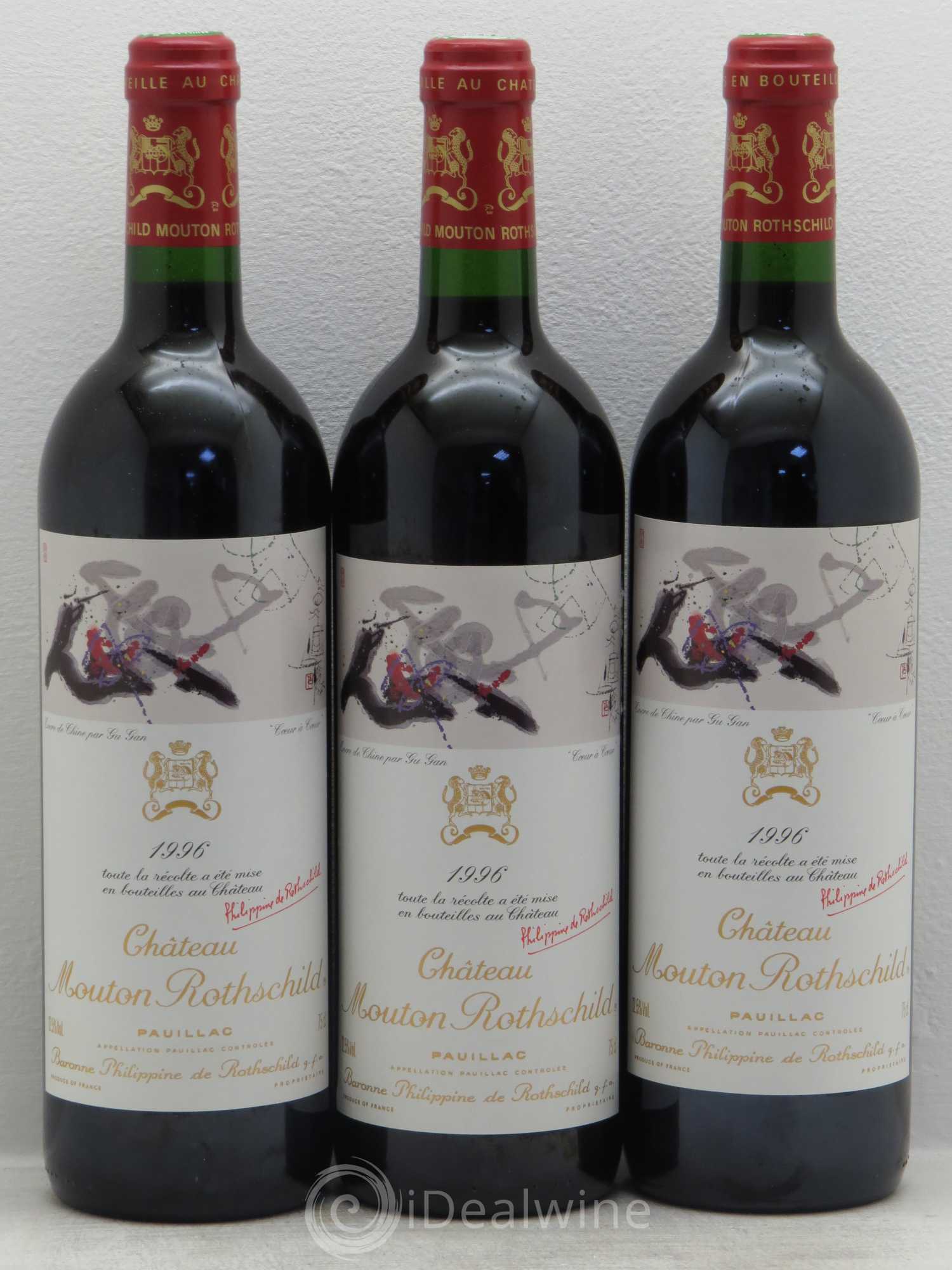 Château Mouton Rothschild 1er Grand Cru Classé 1996 - Lot de 12 bouteilles - 3