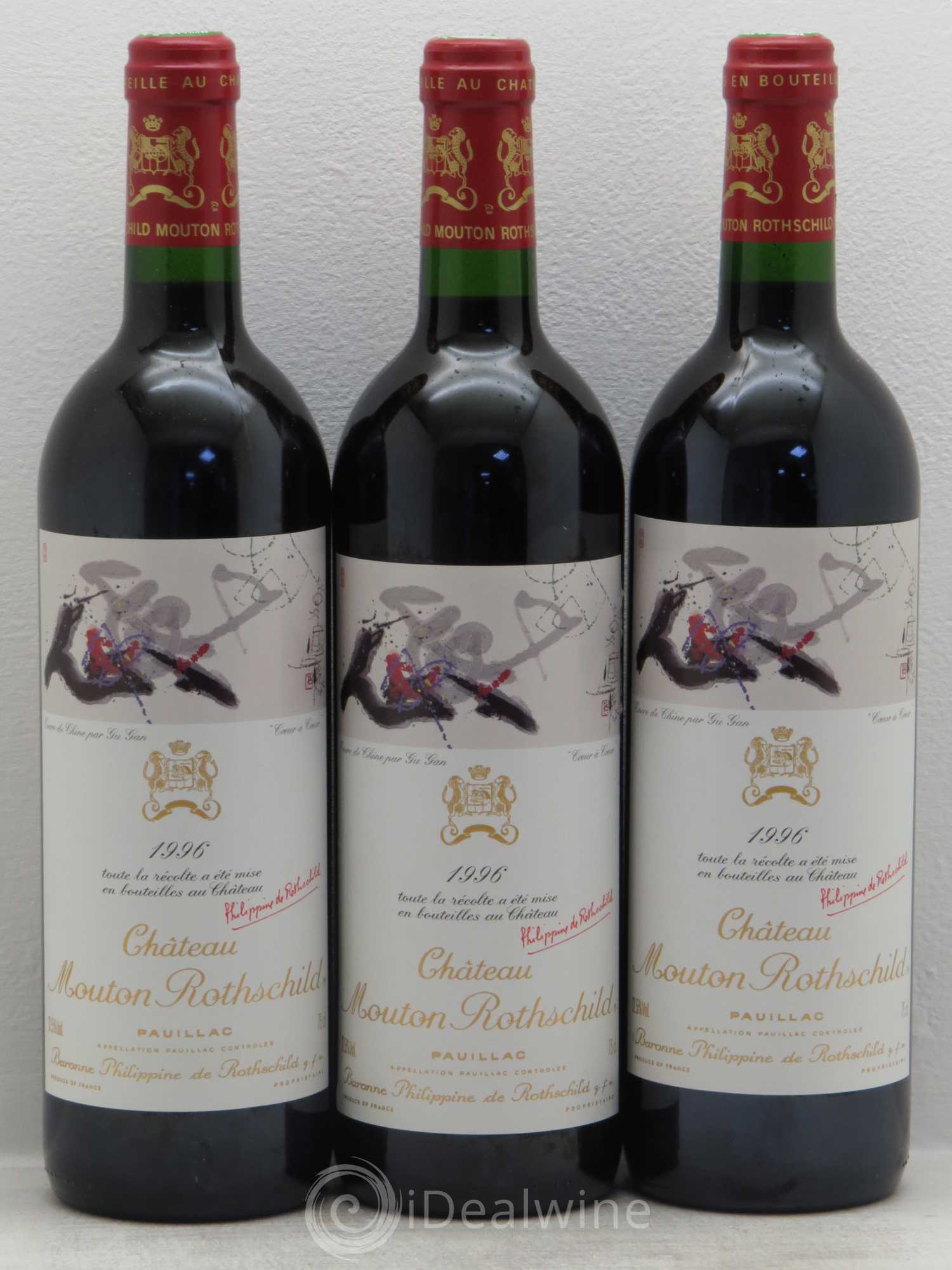 Château Mouton Rothschild 1er Grand Cru Classé 1996 - Lot de 12 bouteilles - 4