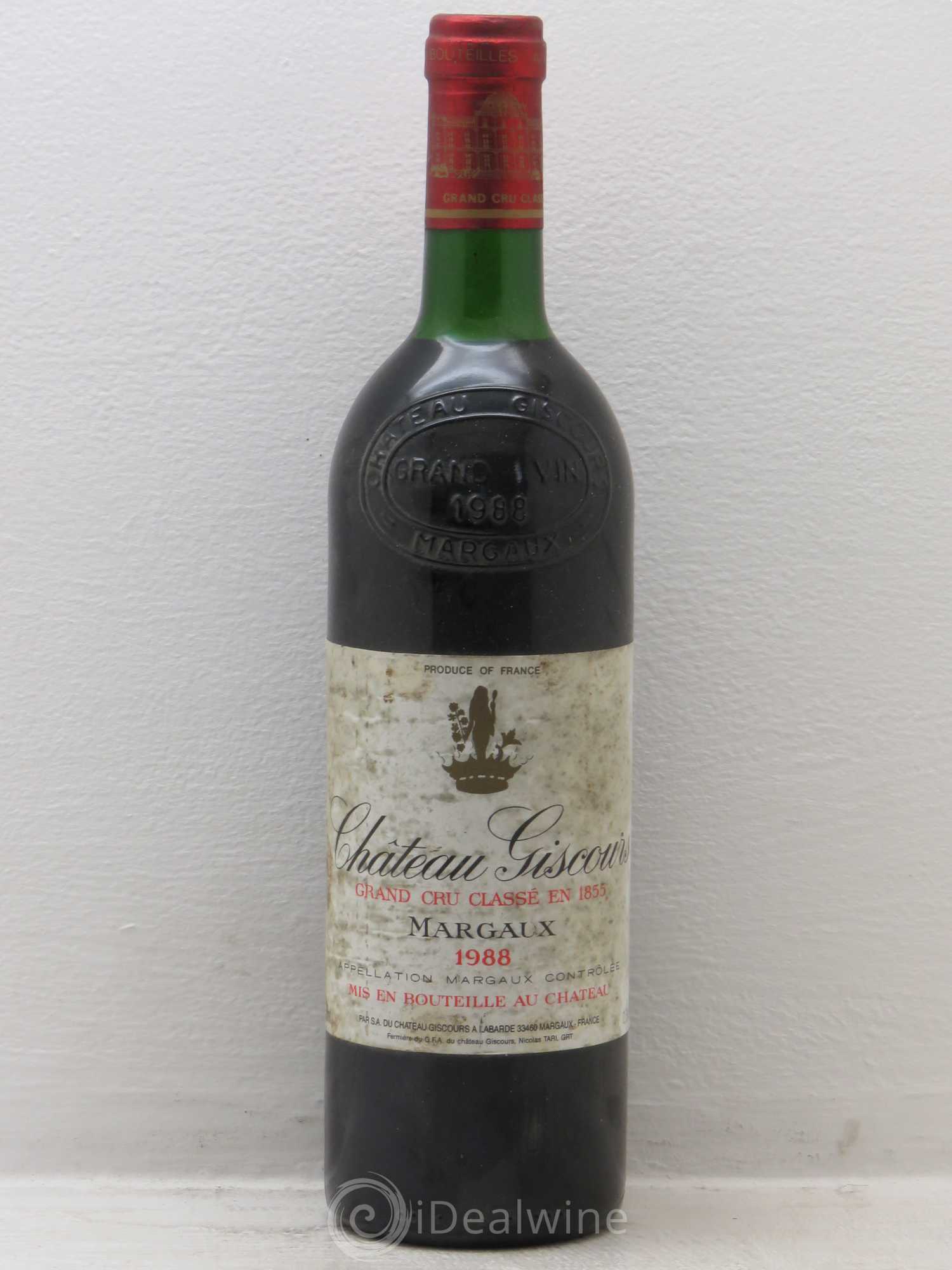 Château Giscours 3ème Grand Cru Classé 1988 - Lot de 1 bouteille - 0