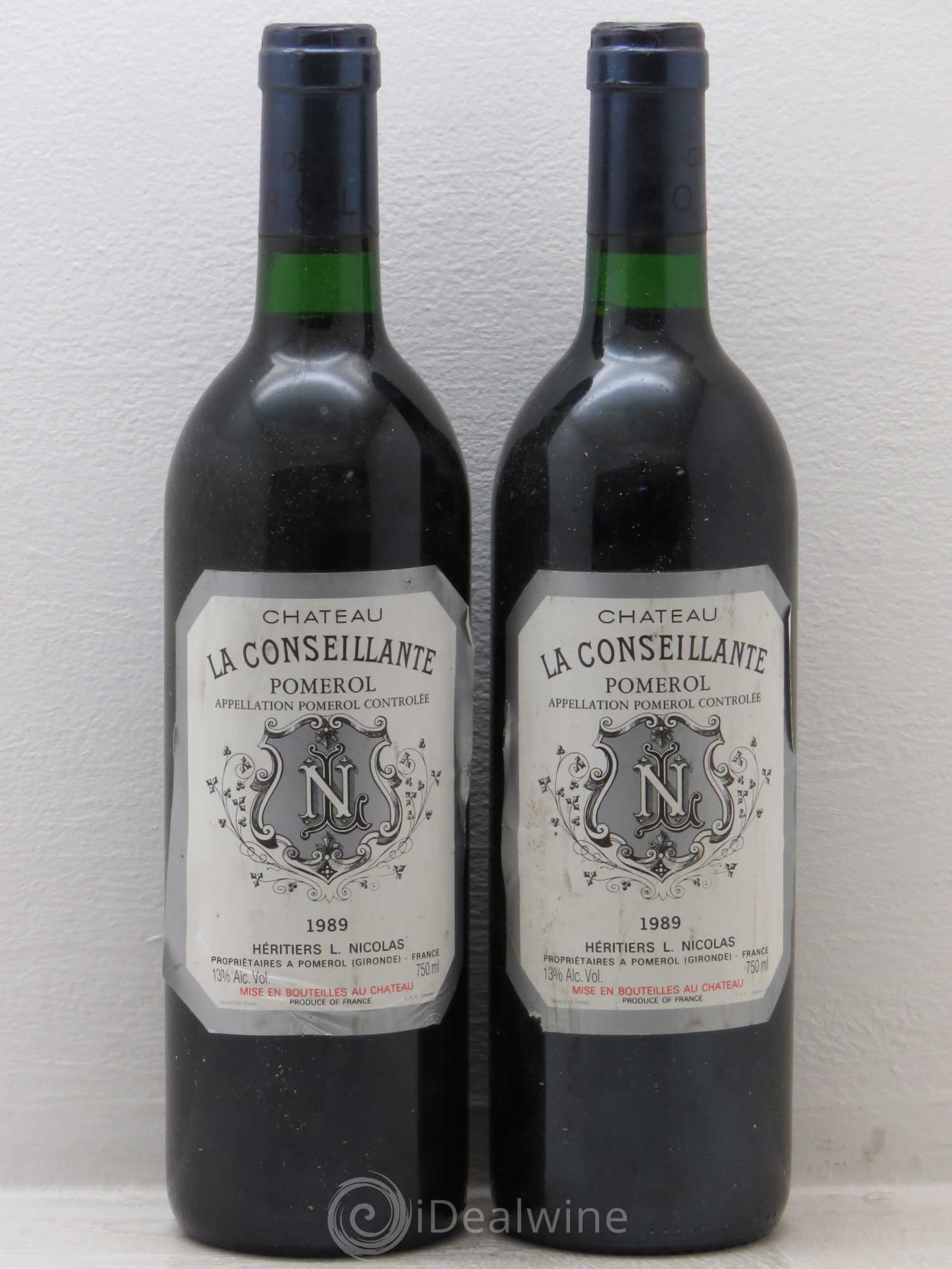 Château la Conseillante 1989 - Lot de 2 bouteilles - 0