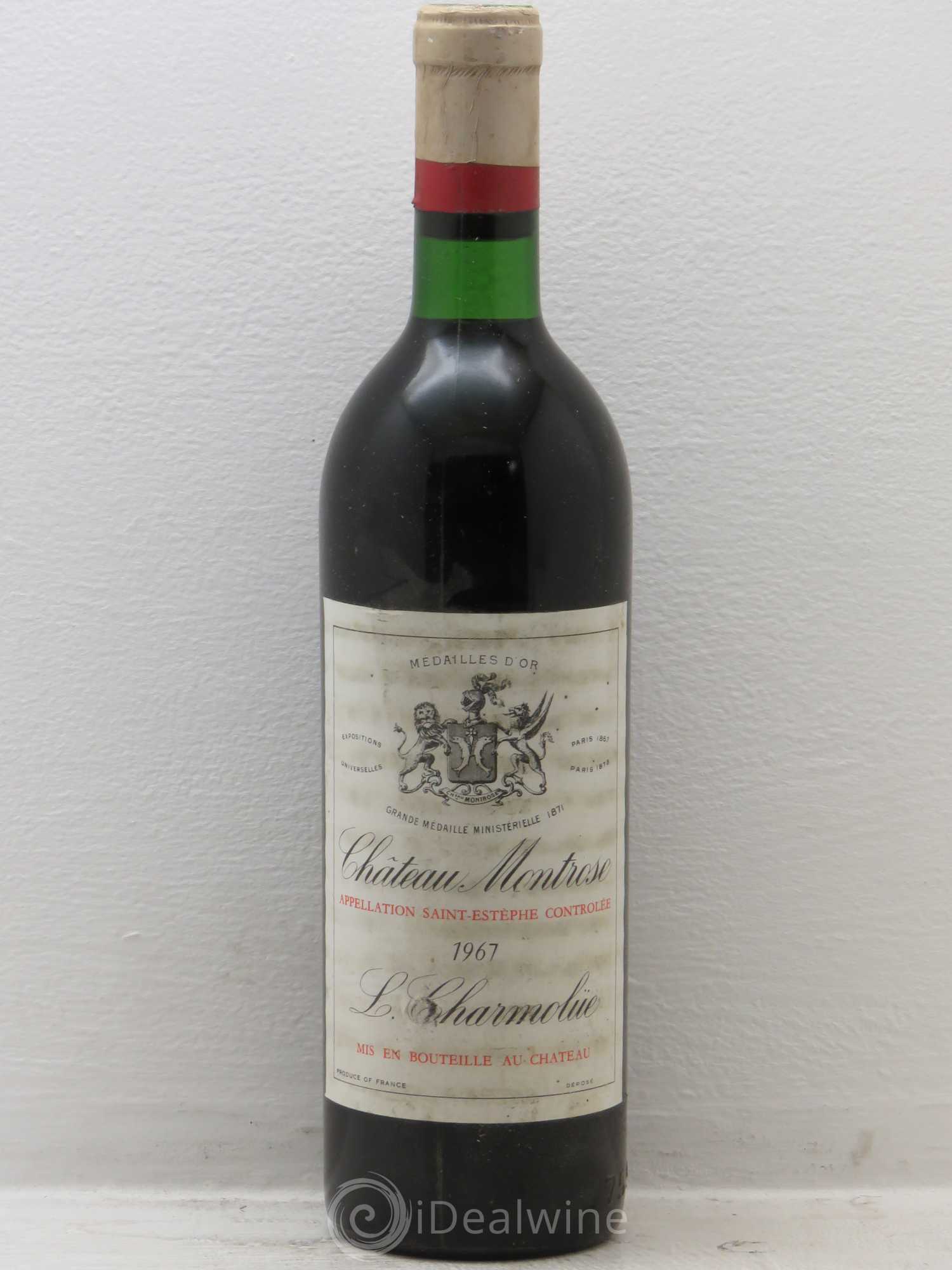 Château Montrose 2ème Grand Cru Classé 1967 - Lot de 1 bouteille - 0