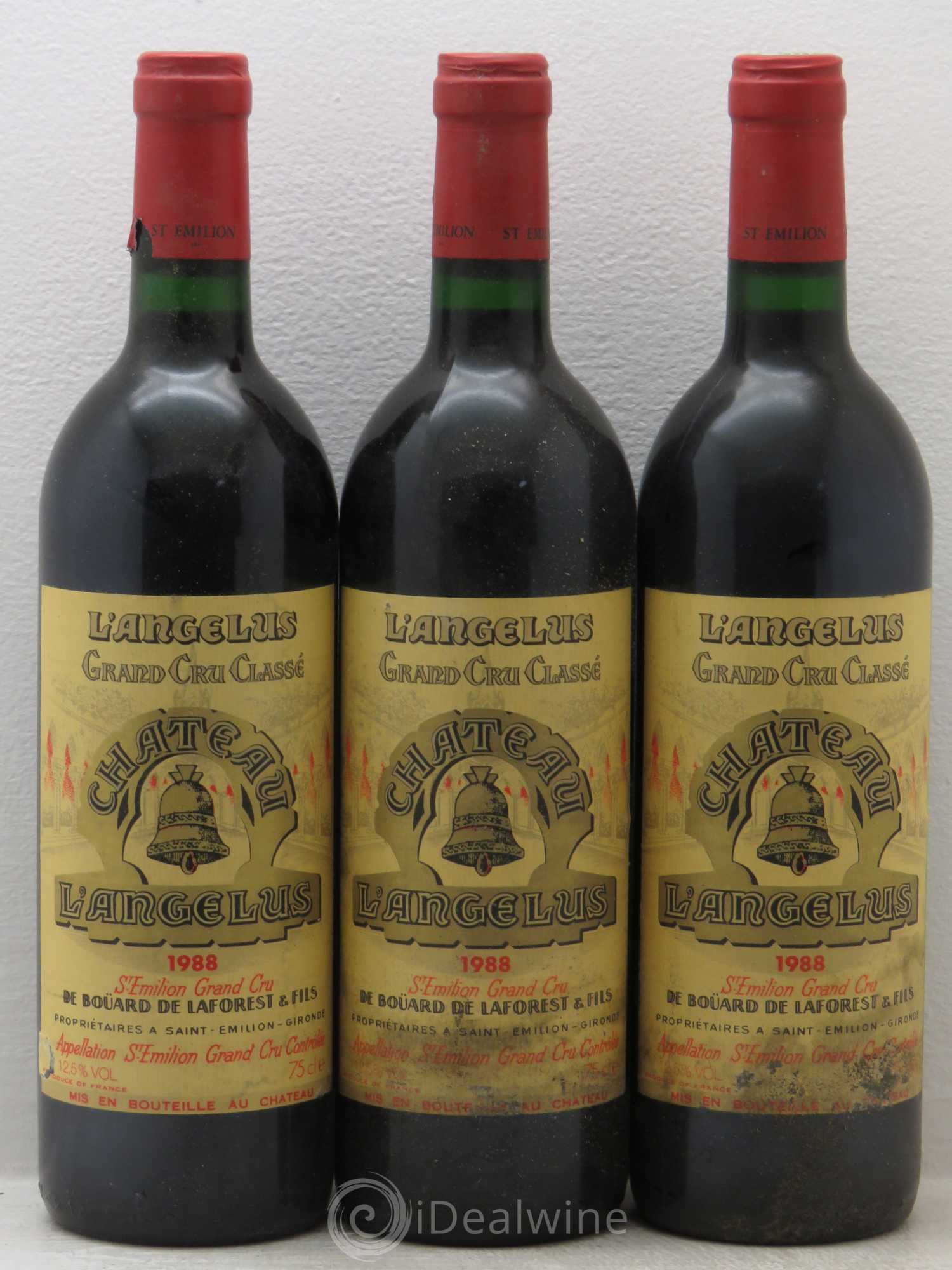 Château Angélus 1er Grand Cru Classé A 1988 - Lot de 6 bouteilles - 2