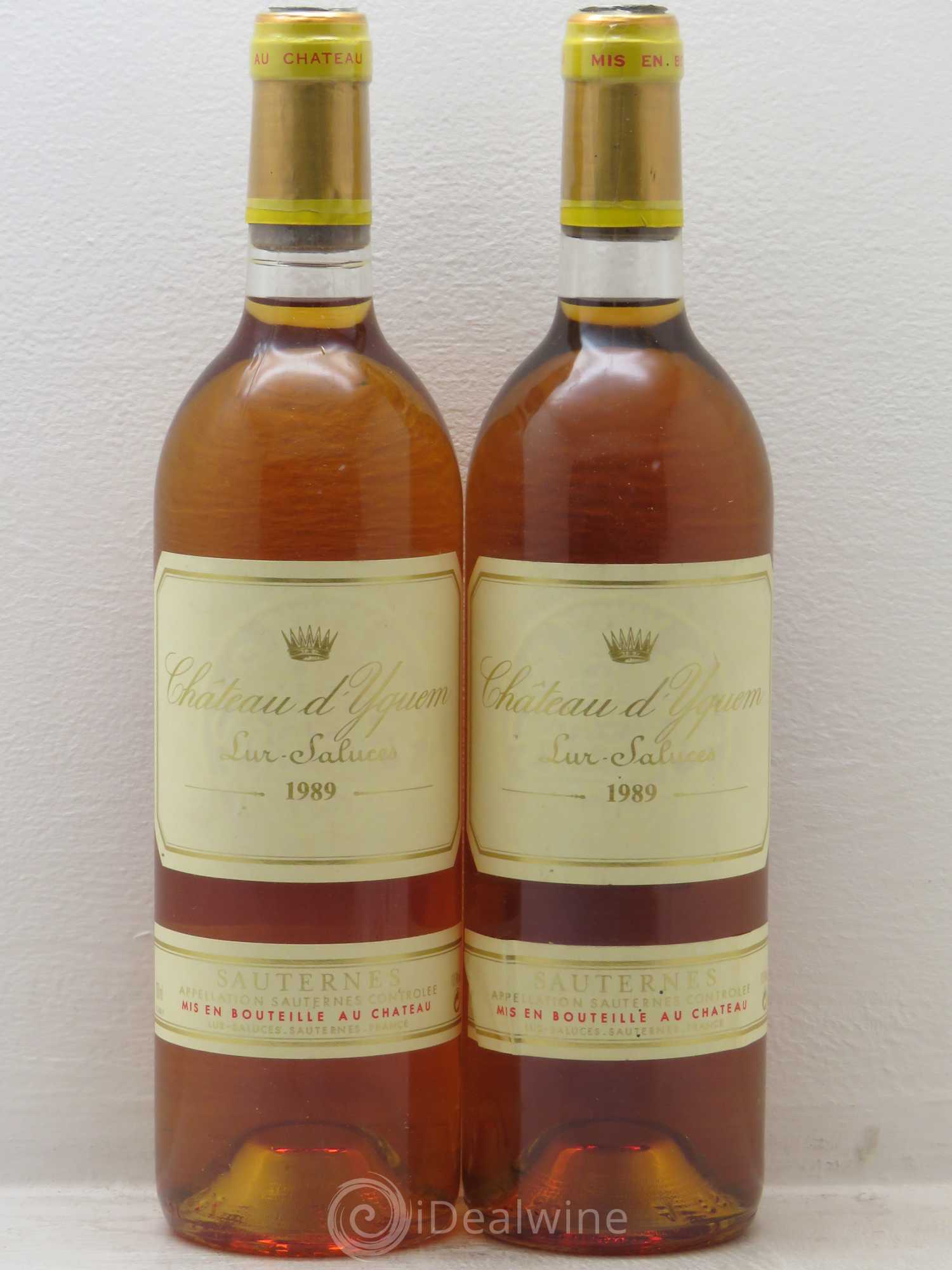 Château d' Yquem 1er Cru Classé Supérieur 1989 - Lotto di 2 bottiglie - 0