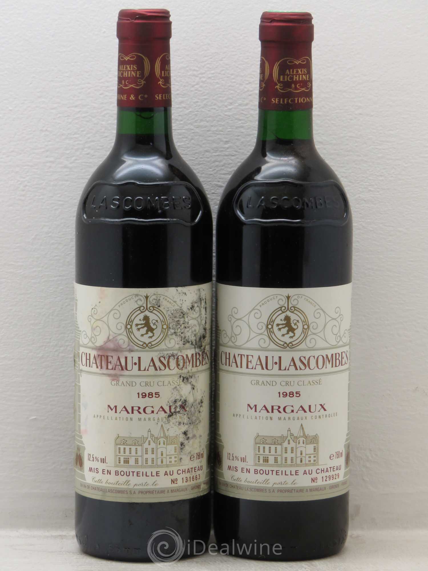 Château Lascombes 2ème Grand Cru Classé 1985 - Lot de 2 bouteilles - 0