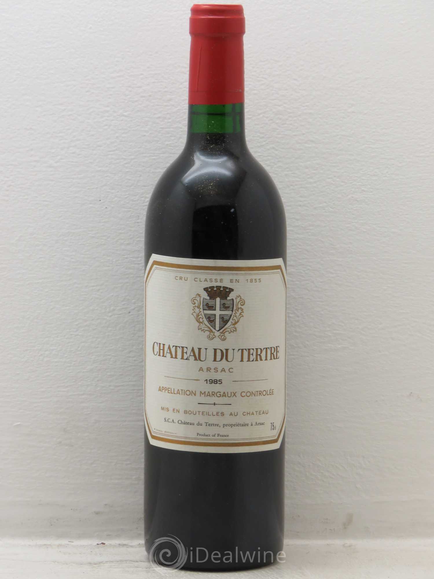 Château du Tertre 5ème Grand Cru Classé 1985 - Lot de 1 bouteille - 0