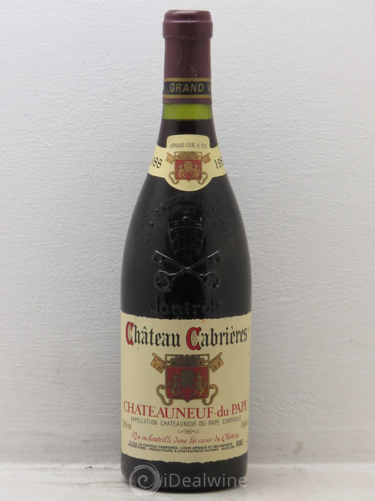 Châteauneuf-du-Pape 1988 - Lot de 1 bouteille - 0