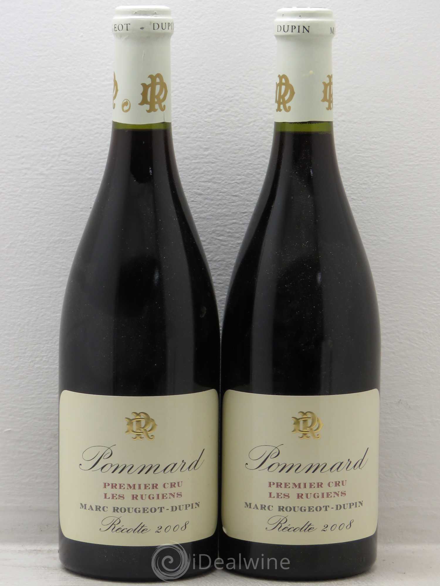 Pommard 1er Cru Marc Rougeot-Dupin 2008 - Lot de 2 bouteilles - 0