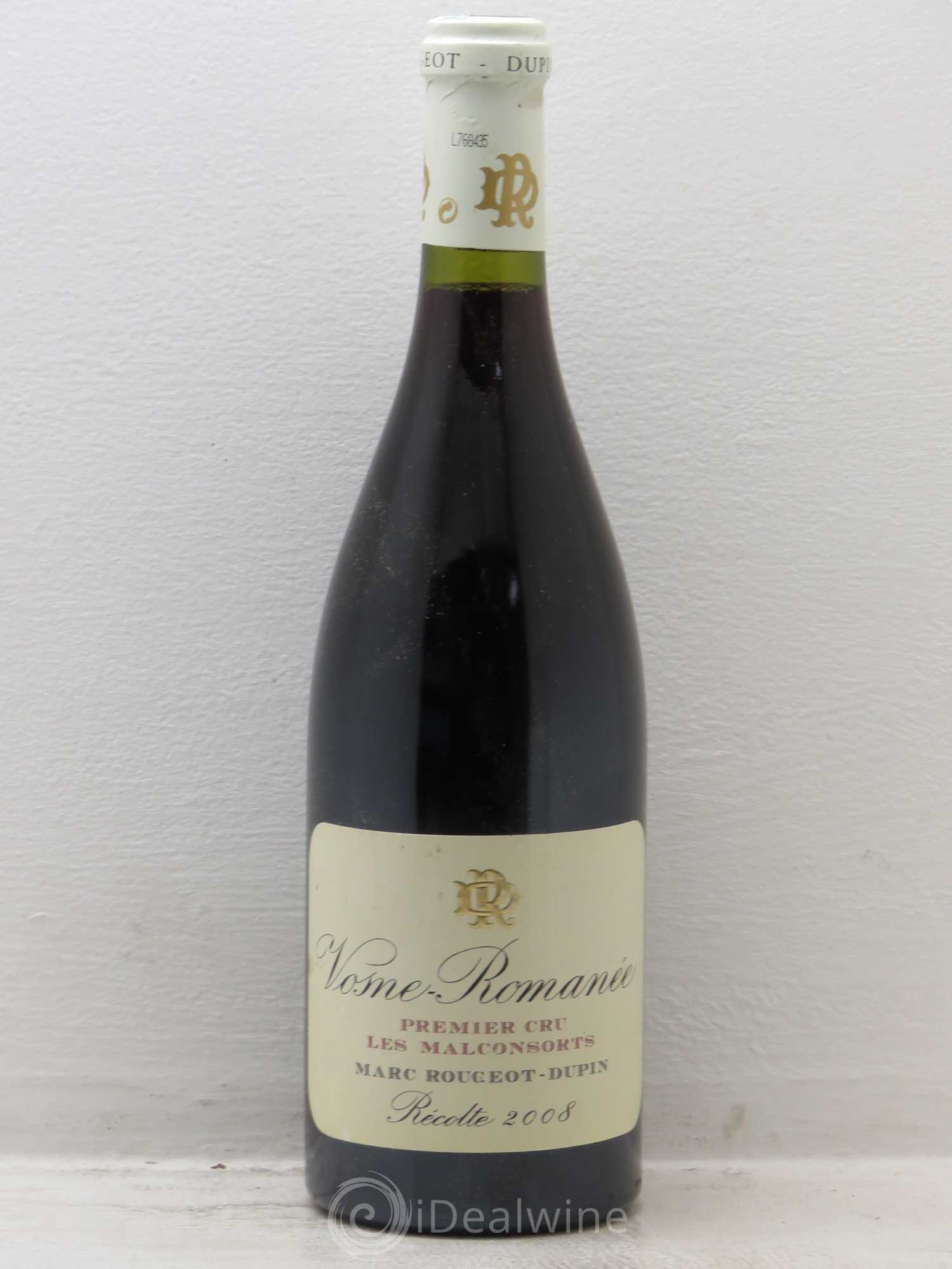 Vosne-Romanée 1er Cru Marc Rougeot-Dupin 2008 - Lot de 1 bouteille - 0