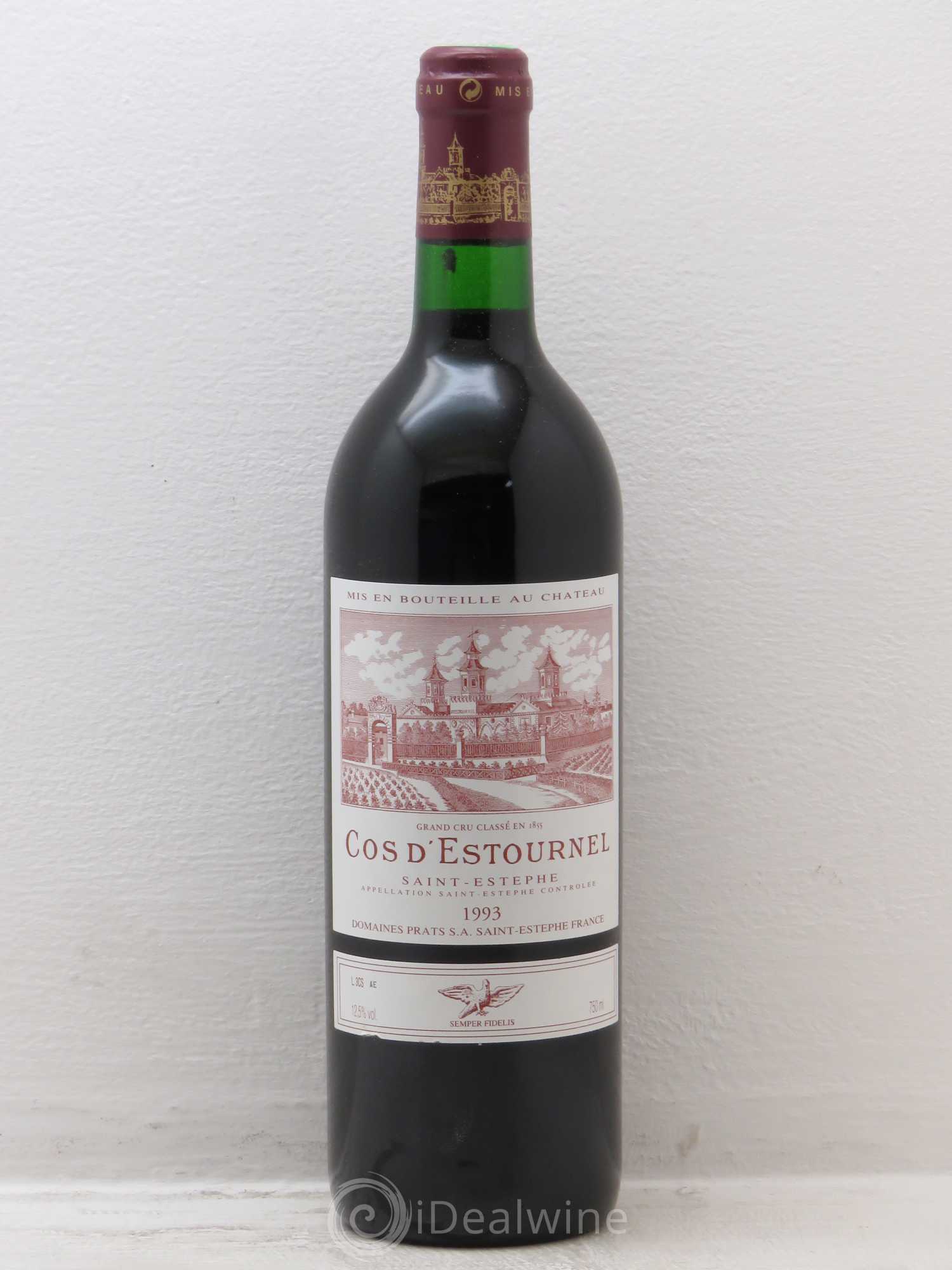 Cos d'Estournel 2ème Grand Cru Classé 1993 - Lot de 1 bouteille - 0