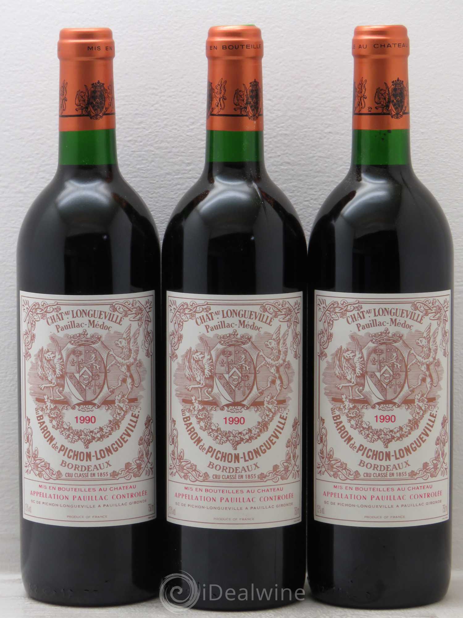 Pichon Longueville Baron 2ème Grand Cru Classé 1990 - Lot de 12 bouteilles - 2