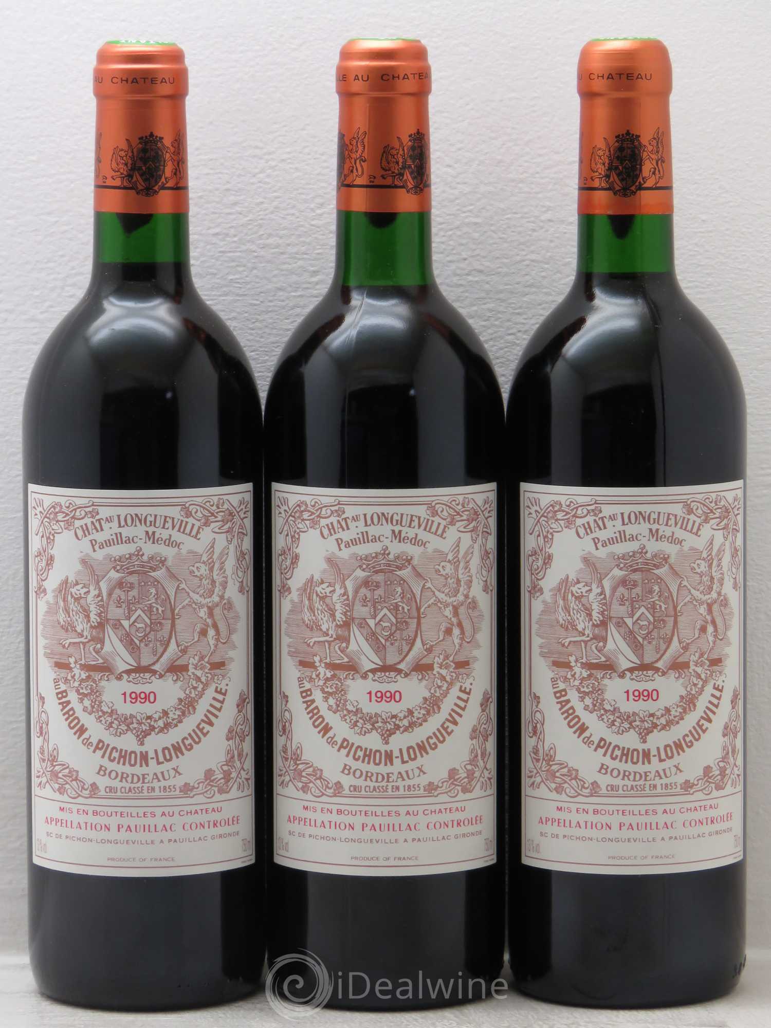 Pichon Longueville Baron 2ème Grand Cru Classé 1990 - Lot de 12 bouteilles - 3