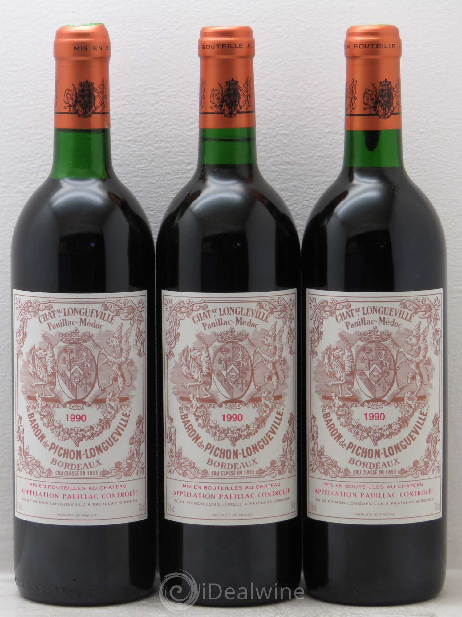 Pichon Longueville Baron 2ème Grand Cru Classé 1990 - Lot de 12 bouteilles - 4