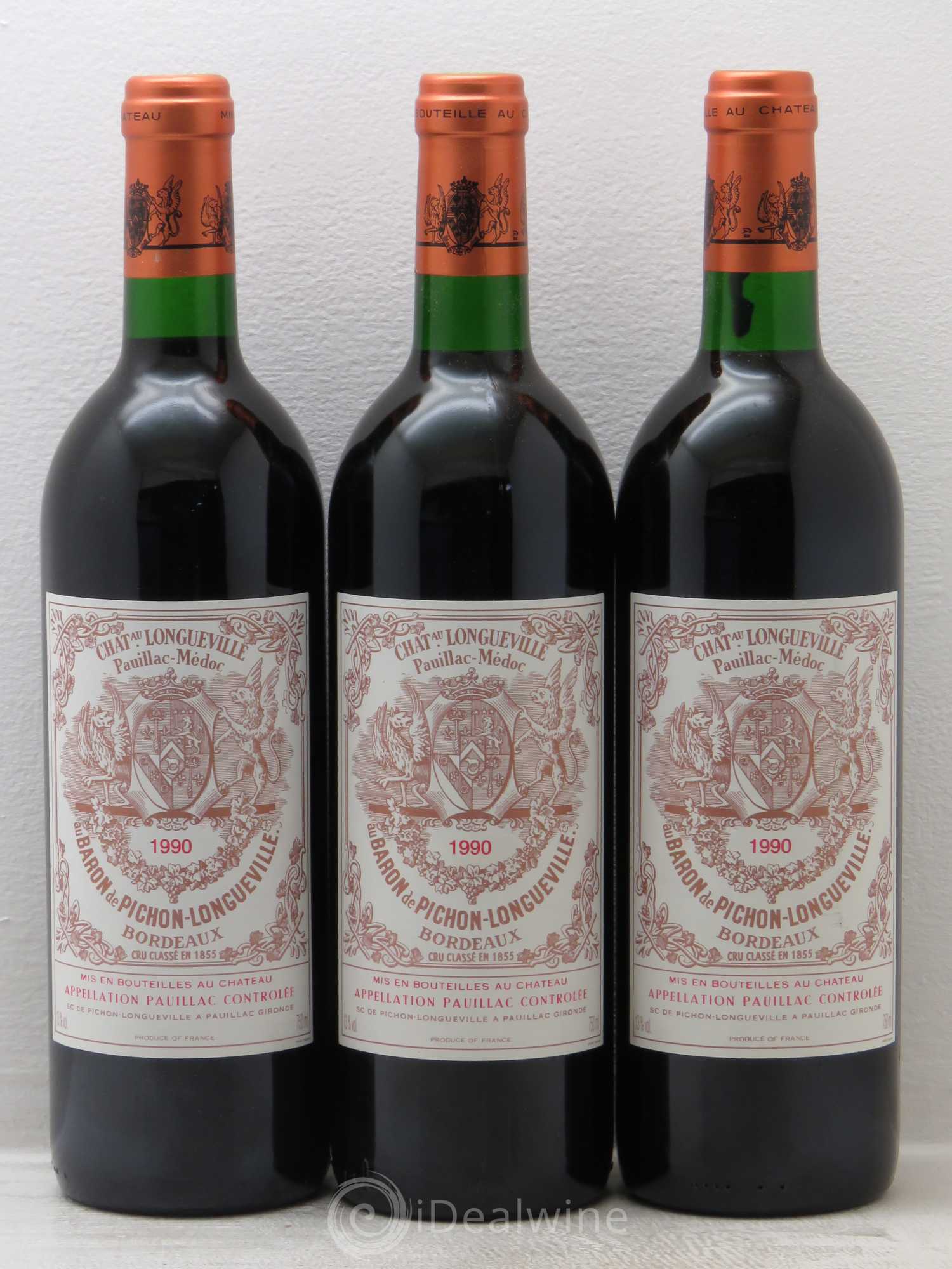 Pichon Longueville Baron 2ème Grand Cru Classé 1990 - Lot de 6 bouteilles - 2