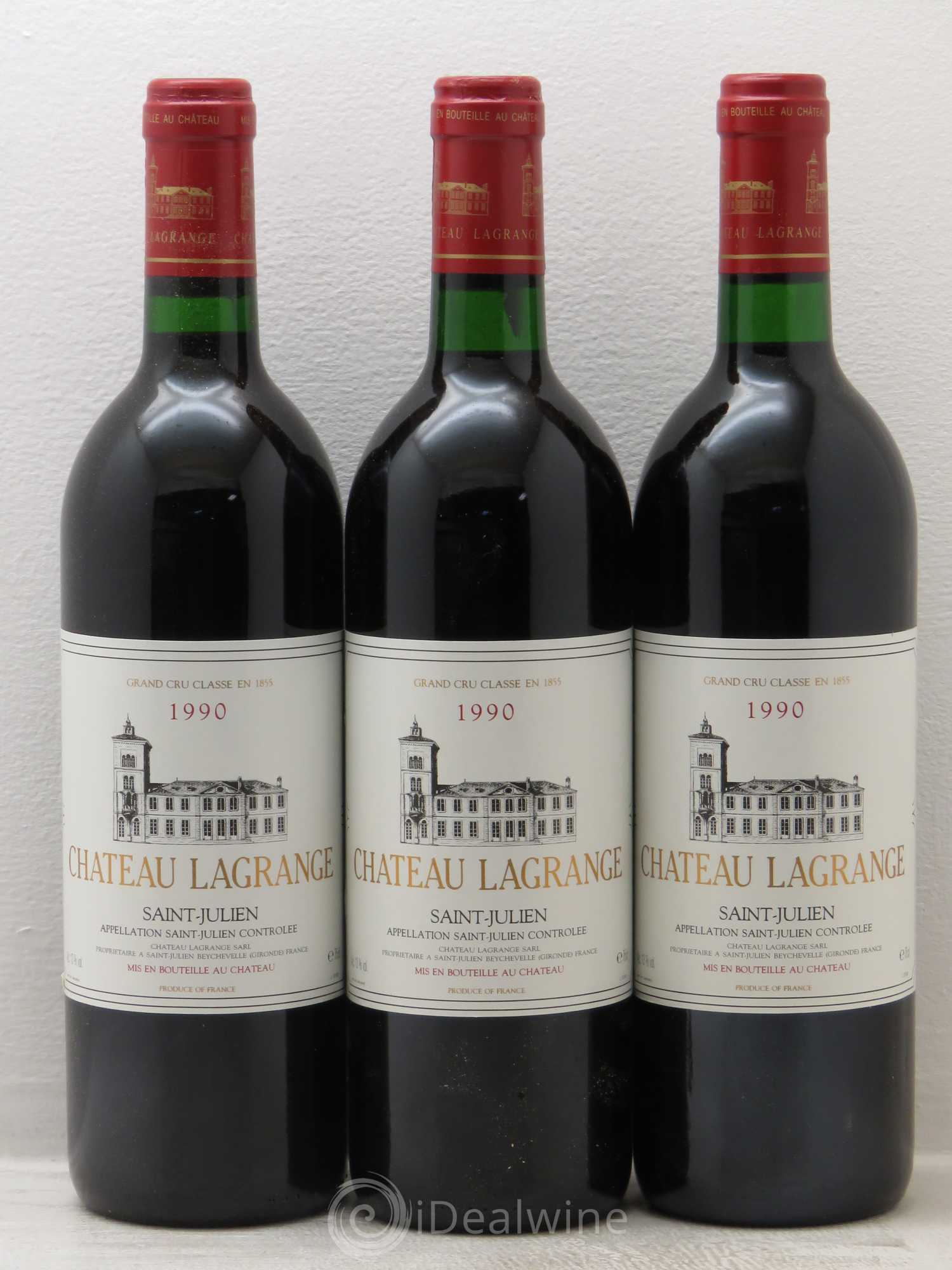 Château Lagrange 3ème Grand Cru Classé 1990 - Lot de 12 bouteilles - 1