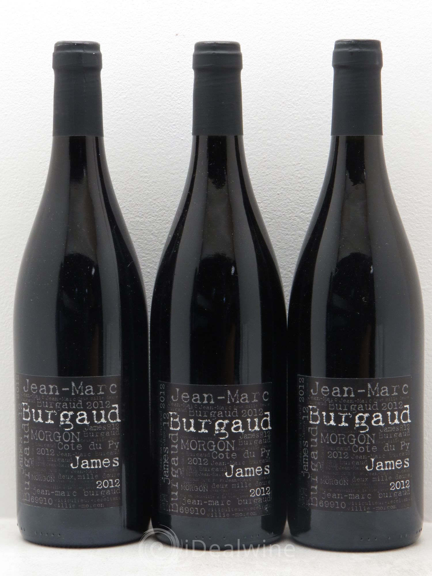 Morgon Côte du Py James Jean-Marc Burgaud (Domaine) 2012 - Lot de 3 bouteilles - 0
