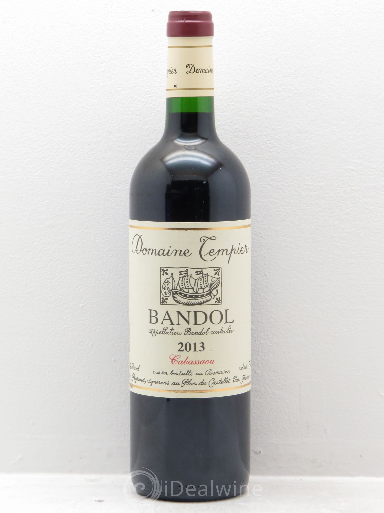Bandol Domaine Tempier Cuvée Cabassaou Famille Peyraud 2013 - Lot de 1 bouteille - 0