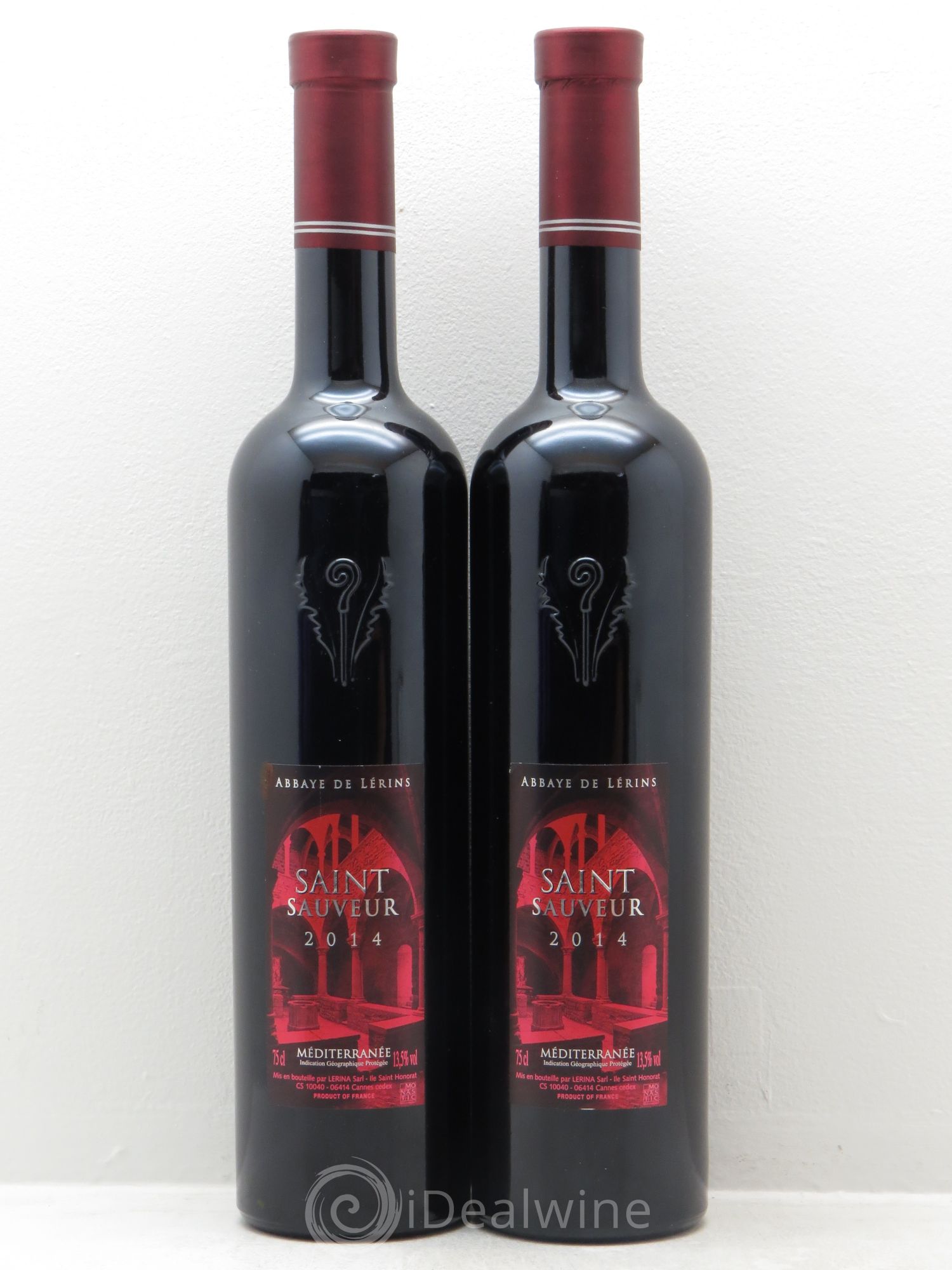 Méditerranée Abbaye de Lérins Lérina SARL Cuvée Saint Sauveur Syrah 2014 - Lotto di 2 bottiglie - 0