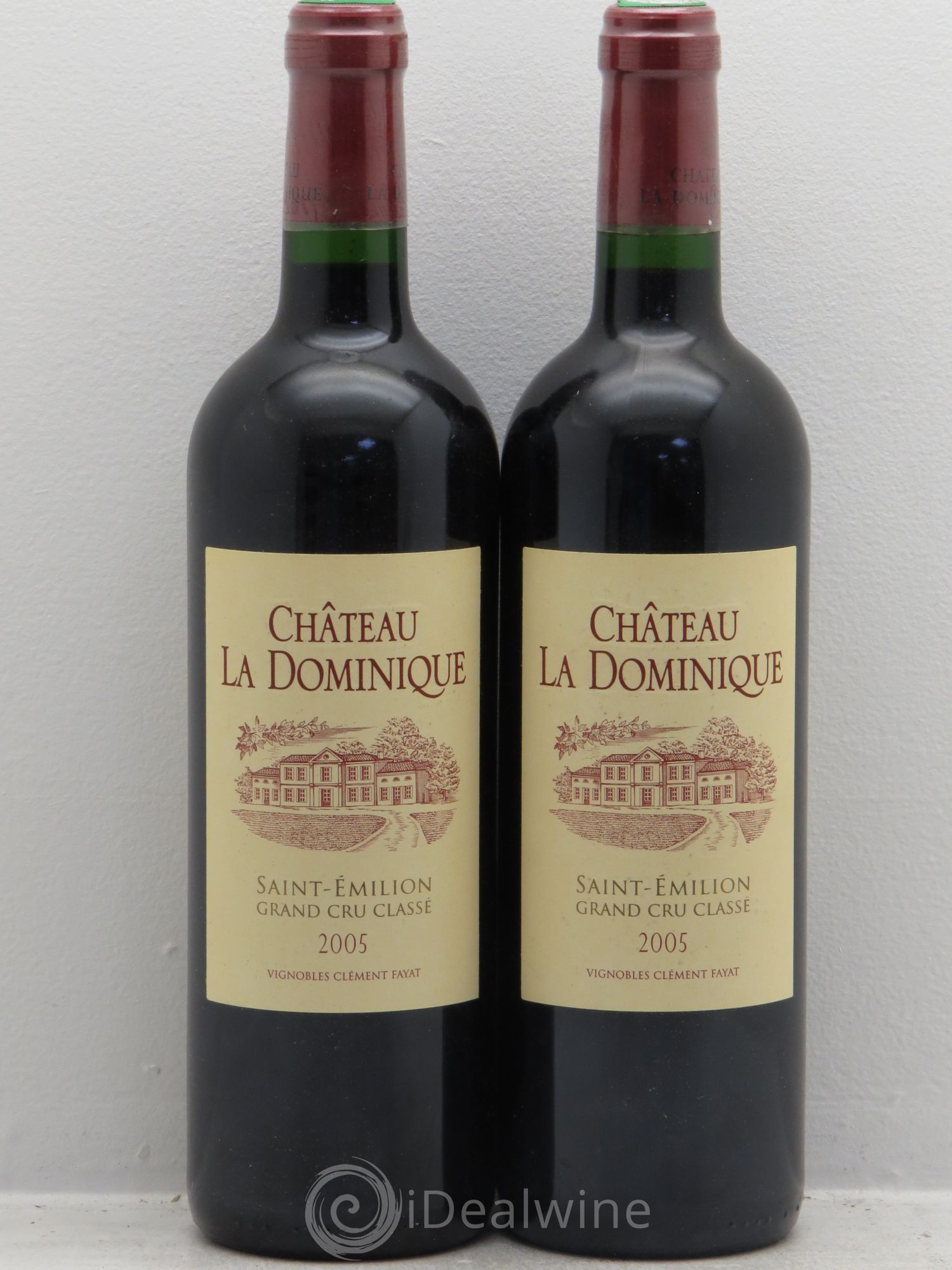 Château la Dominique Grand Cru Classé 2005 - Lot de 2 bouteilles - 0