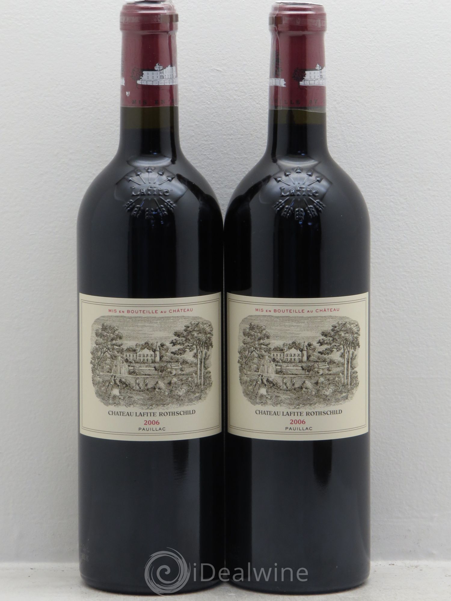 Château Lafite Rothschild 1er Grand Cru Classé 2006 - Lot de 2 bouteilles - 0