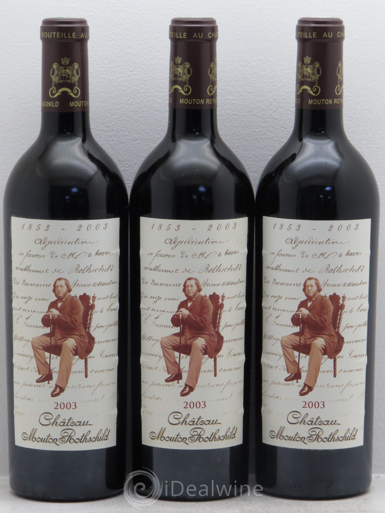 Château Mouton Rothschild 1er Grand Cru Classé 2003 - Lot de 6 bouteilles - 2