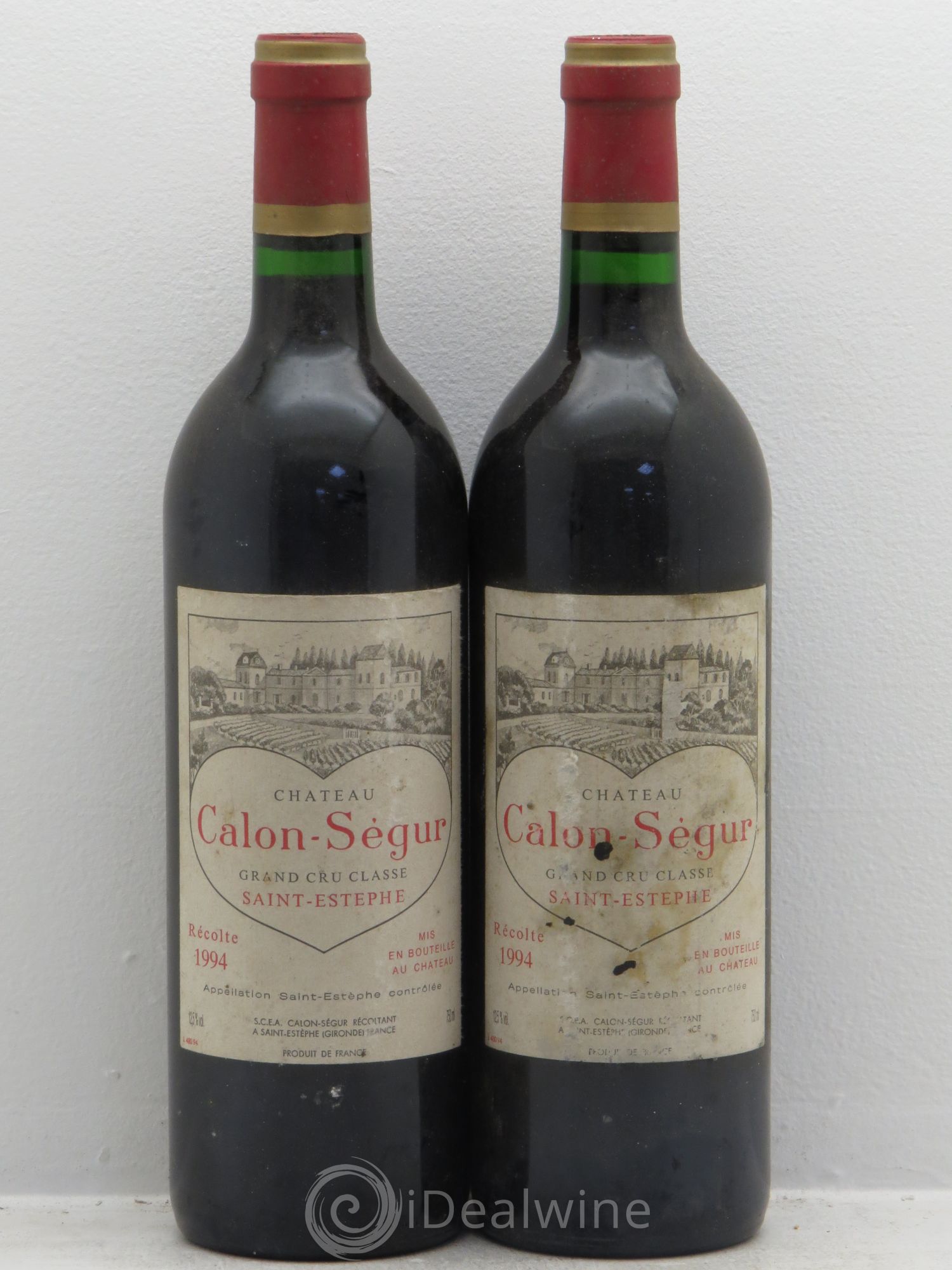 Château Calon Ségur 3ème Grand Cru Classé 1994 - Lot de 2 bouteilles - 0