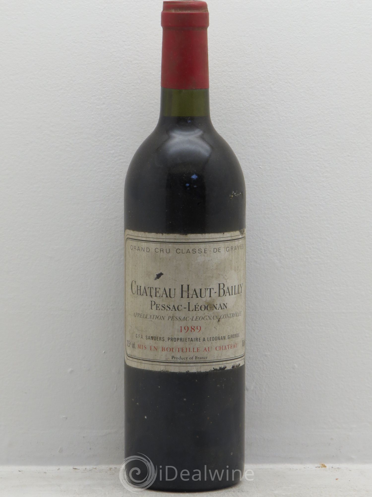 Château Haut-Bailly Cru Classé de Graves 1989 - Lot de 1 bouteille - 0