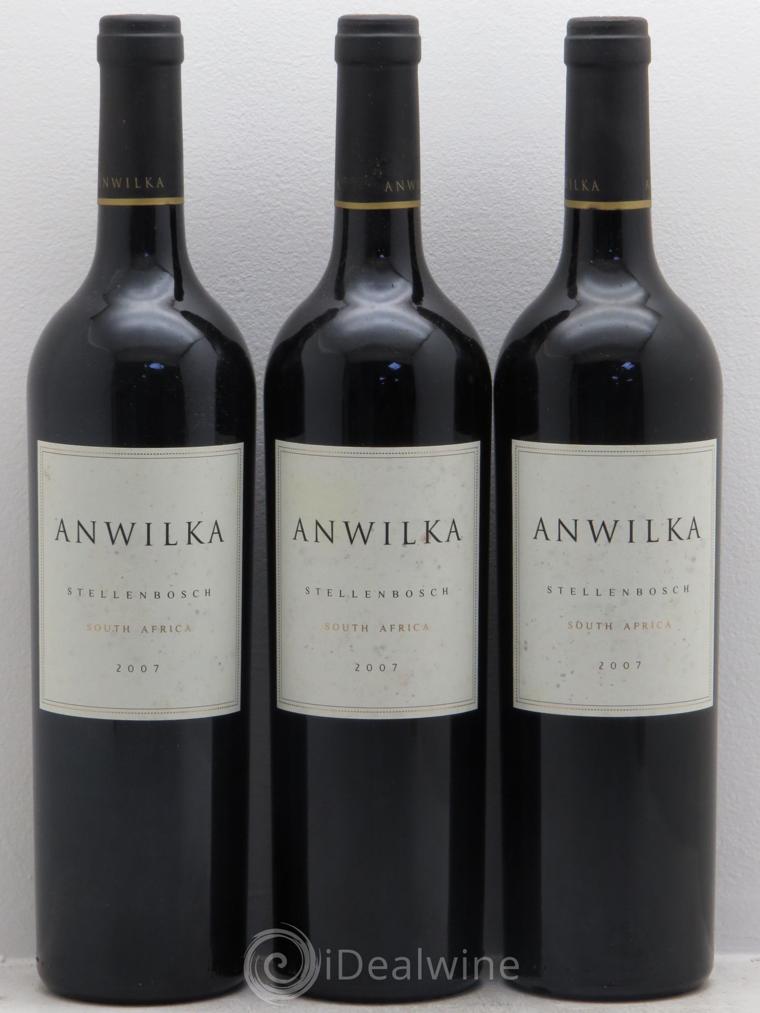 Vins Etrangers Afrique du sud Stellenbosch Anwilka 2007 - Posten von 3 Flaschen - 0