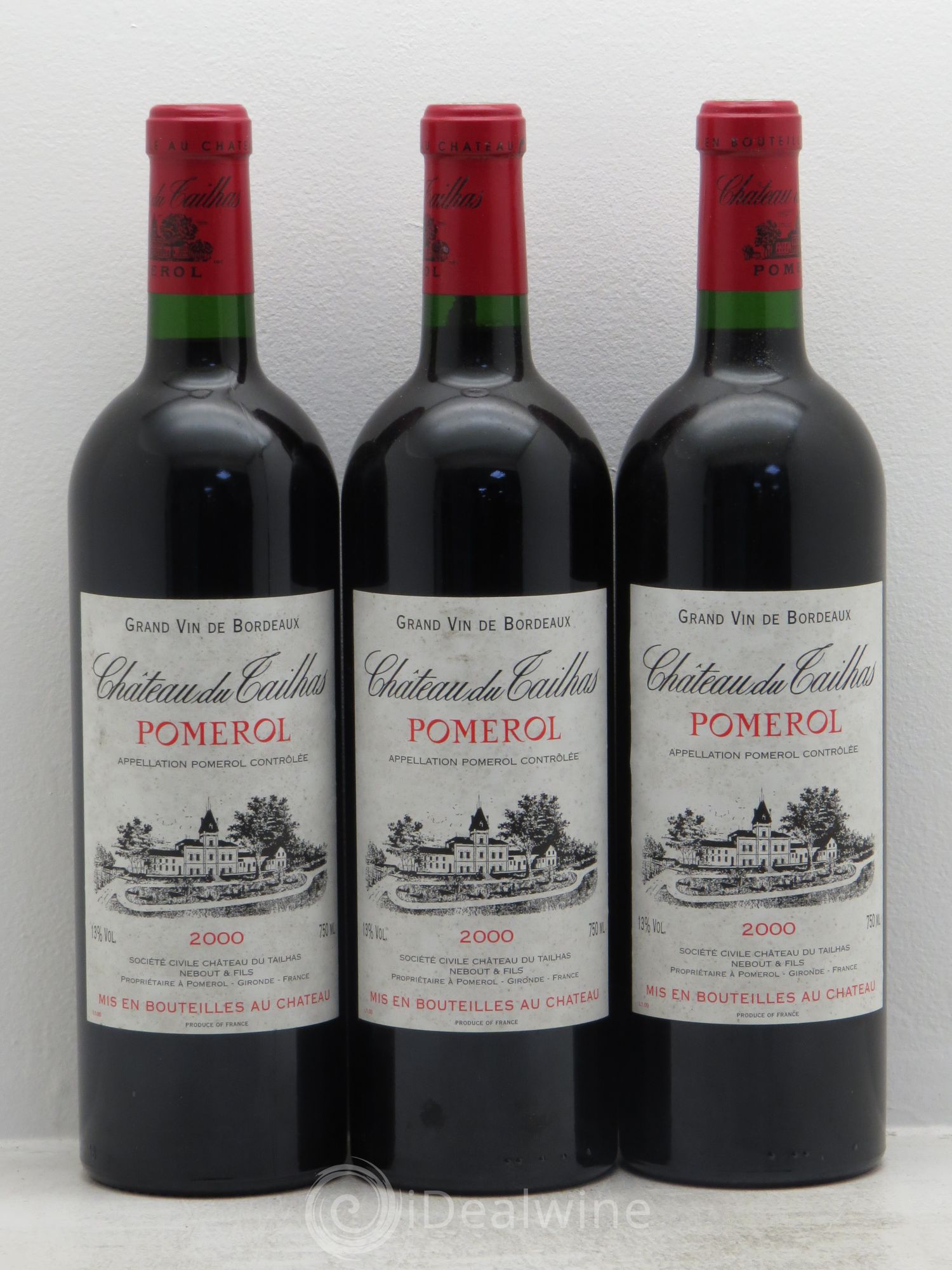 Château du Tailhas 2000 - Lot de 3 bouteilles - 0