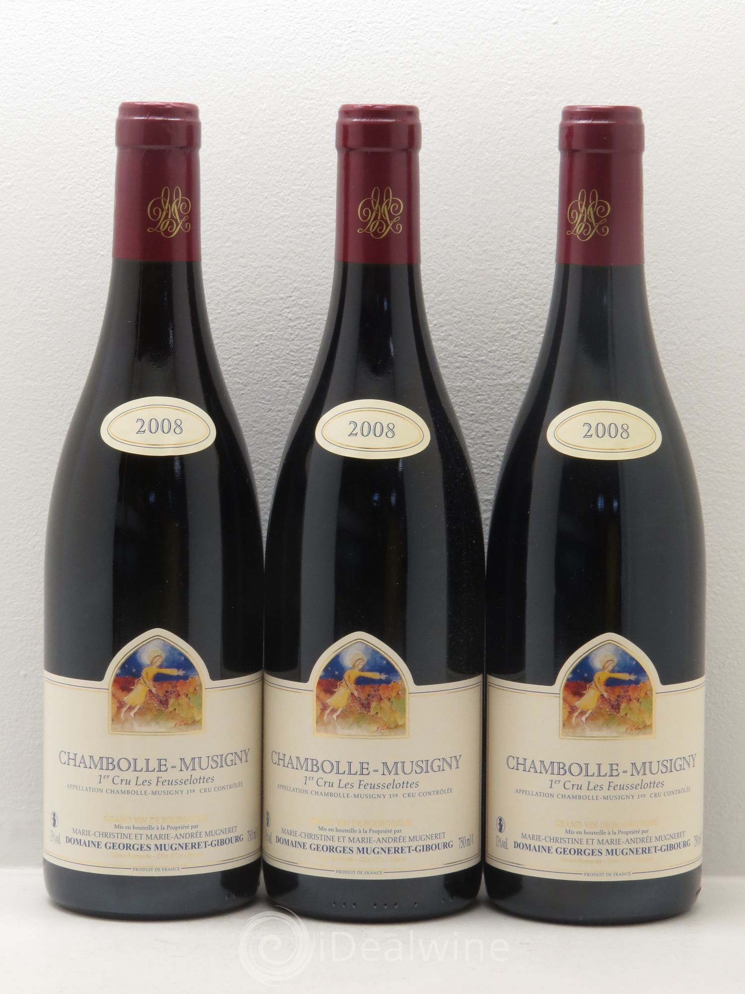 Chambolle-Musigny 1er Cru Les Feusselottes Georges Mugneret (Domaine) 2008 - Lot de 6 bouteilles - 2