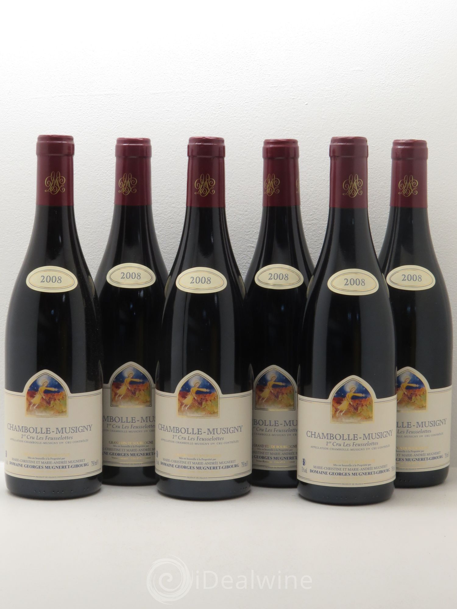 Chambolle-Musigny 1er Cru Les Feusselottes Georges Mugneret (Domaine) 2008 - Lot de 6 bouteilles - 0